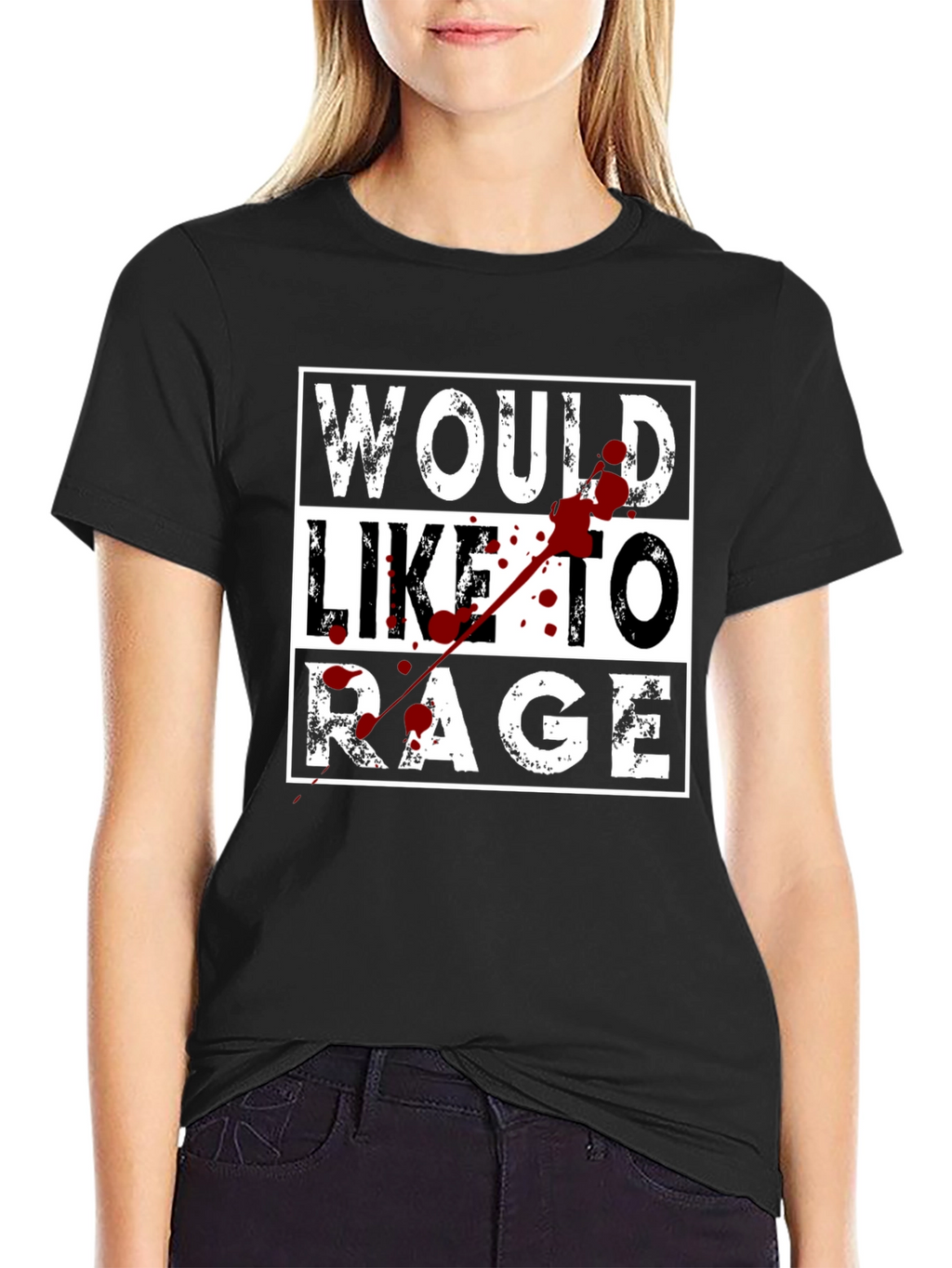 Would Like to Rage Graphic T-Shirt
