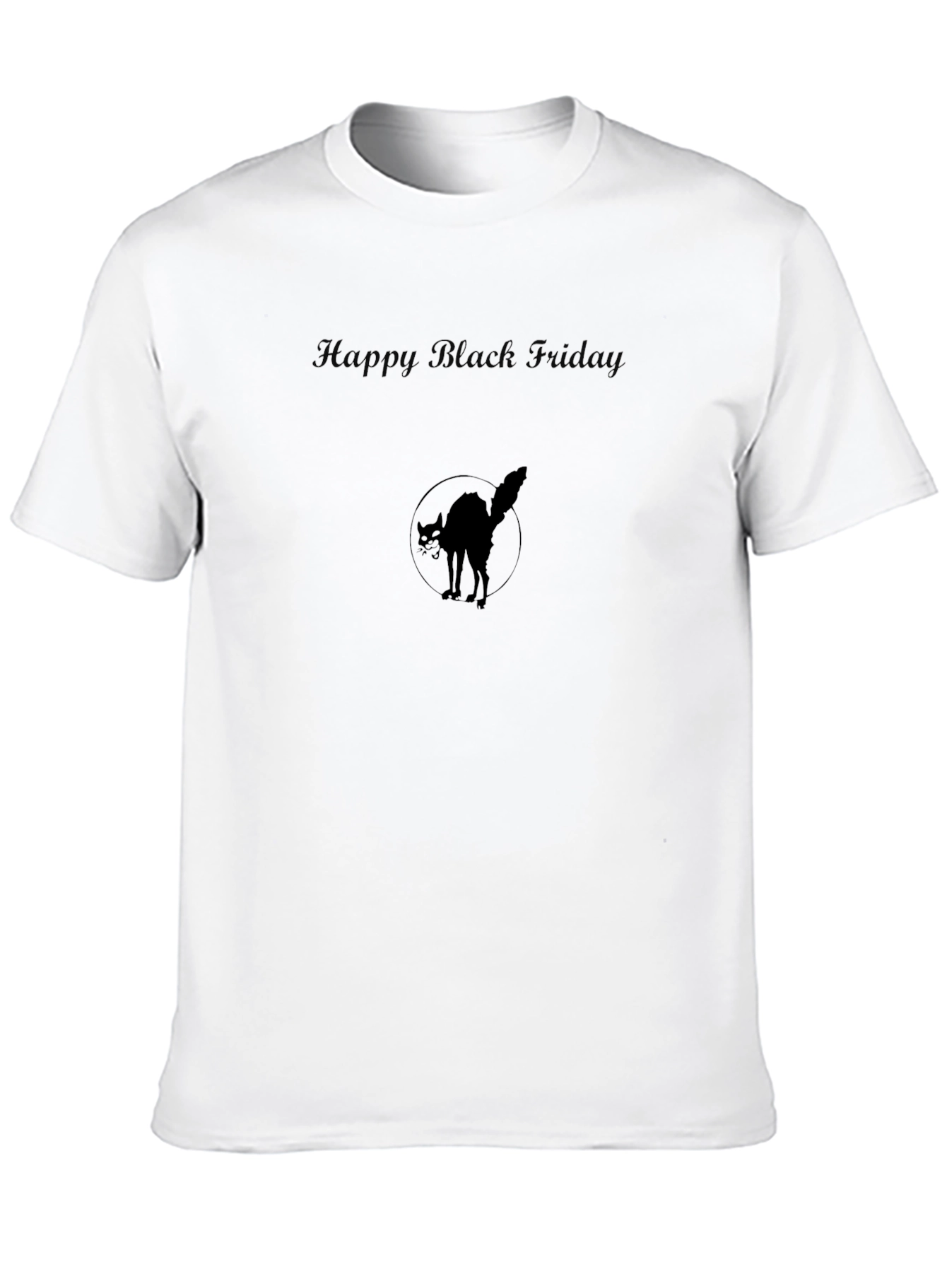 Black Friday Cat T-Shirt - Mens Fashion Tee