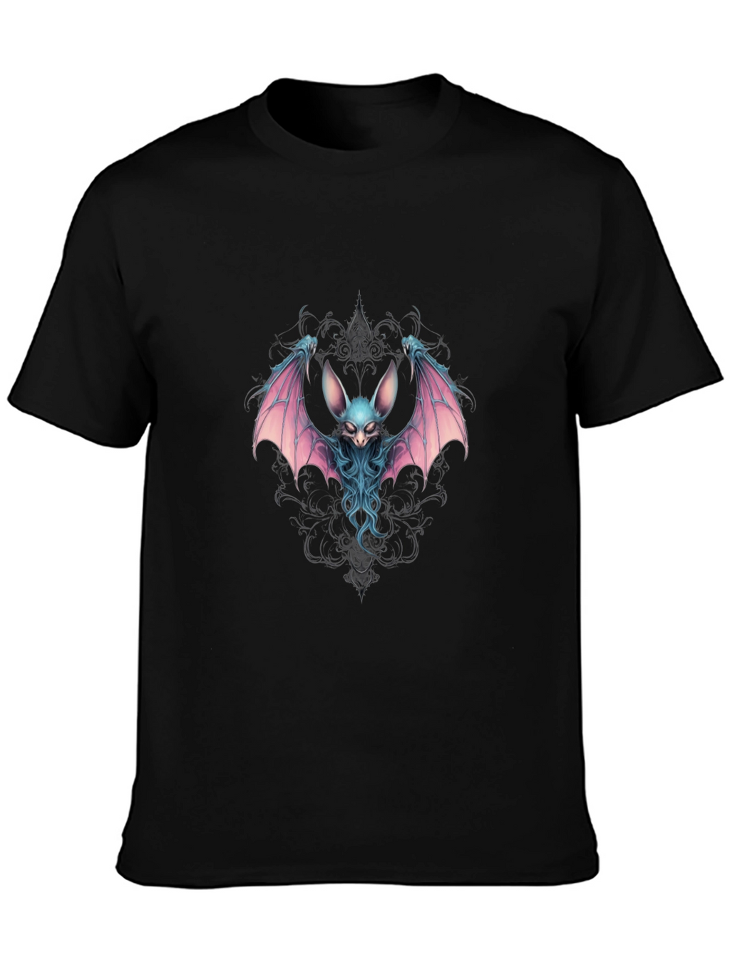 Bat Graphic Black T-Shirt