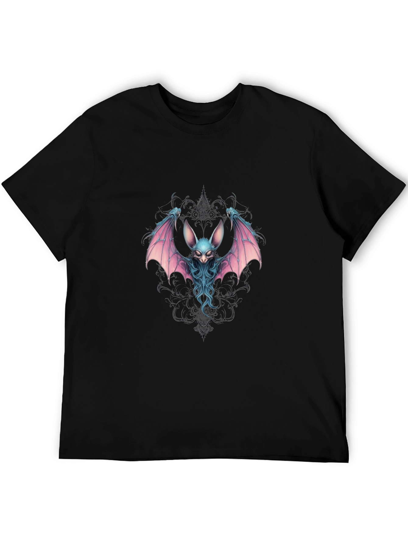 Bat Graphic Black T-Shirt