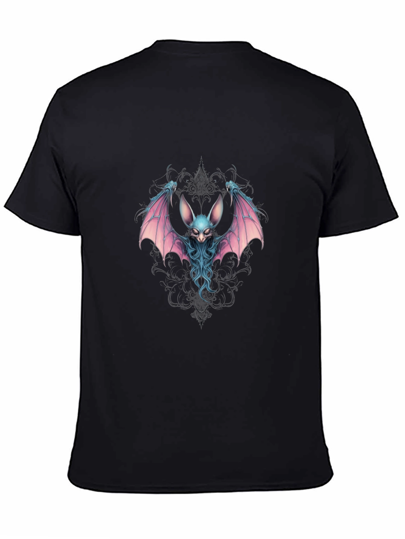 Bat Graphic Black T-Shirt