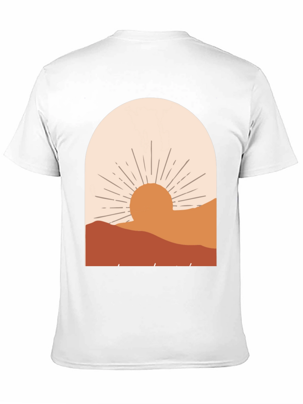 Boho Sunset Graphic Tee - Relaxed Fit