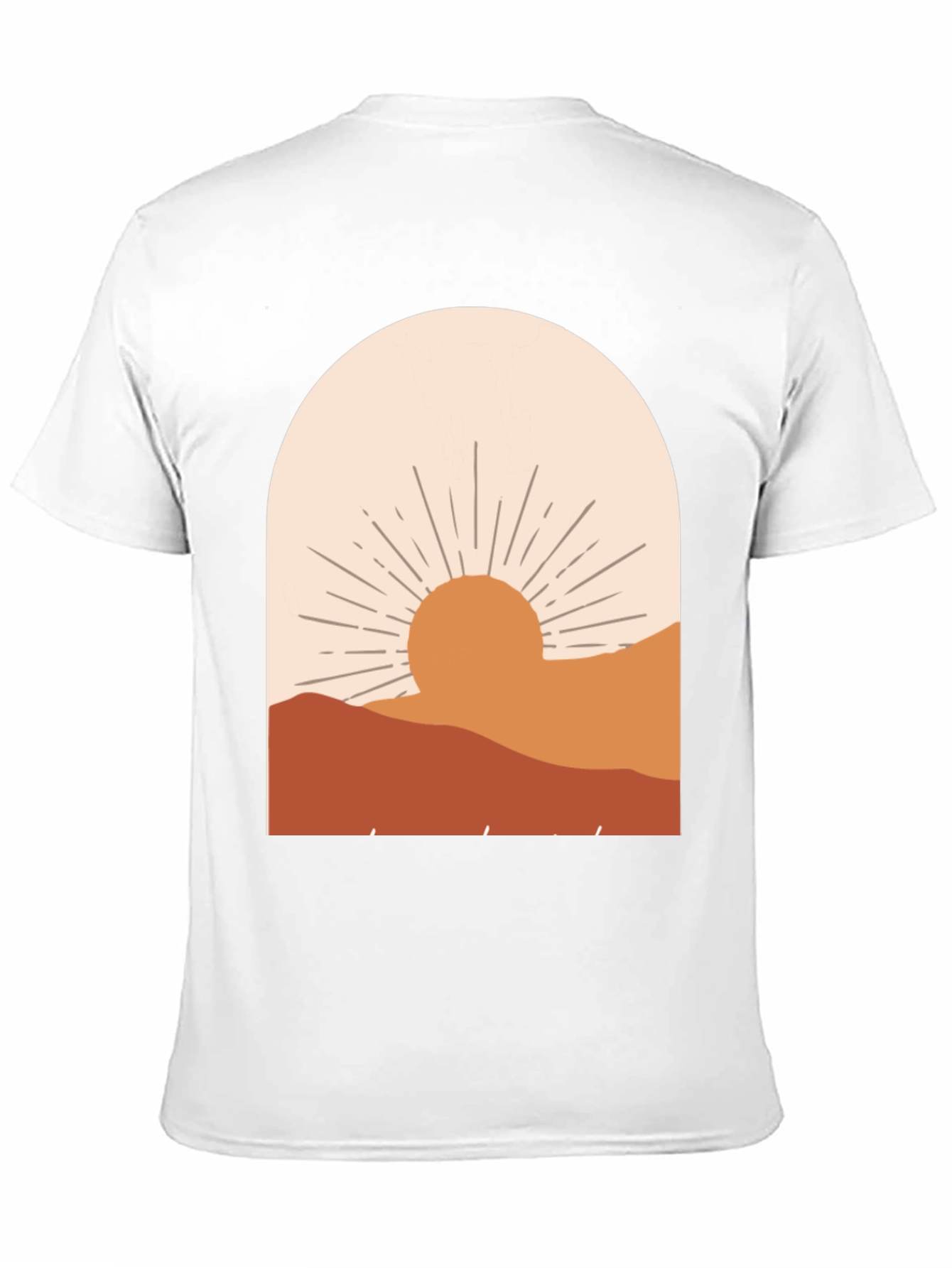 Boho Sunset Graphic Tee - Relaxed Fit