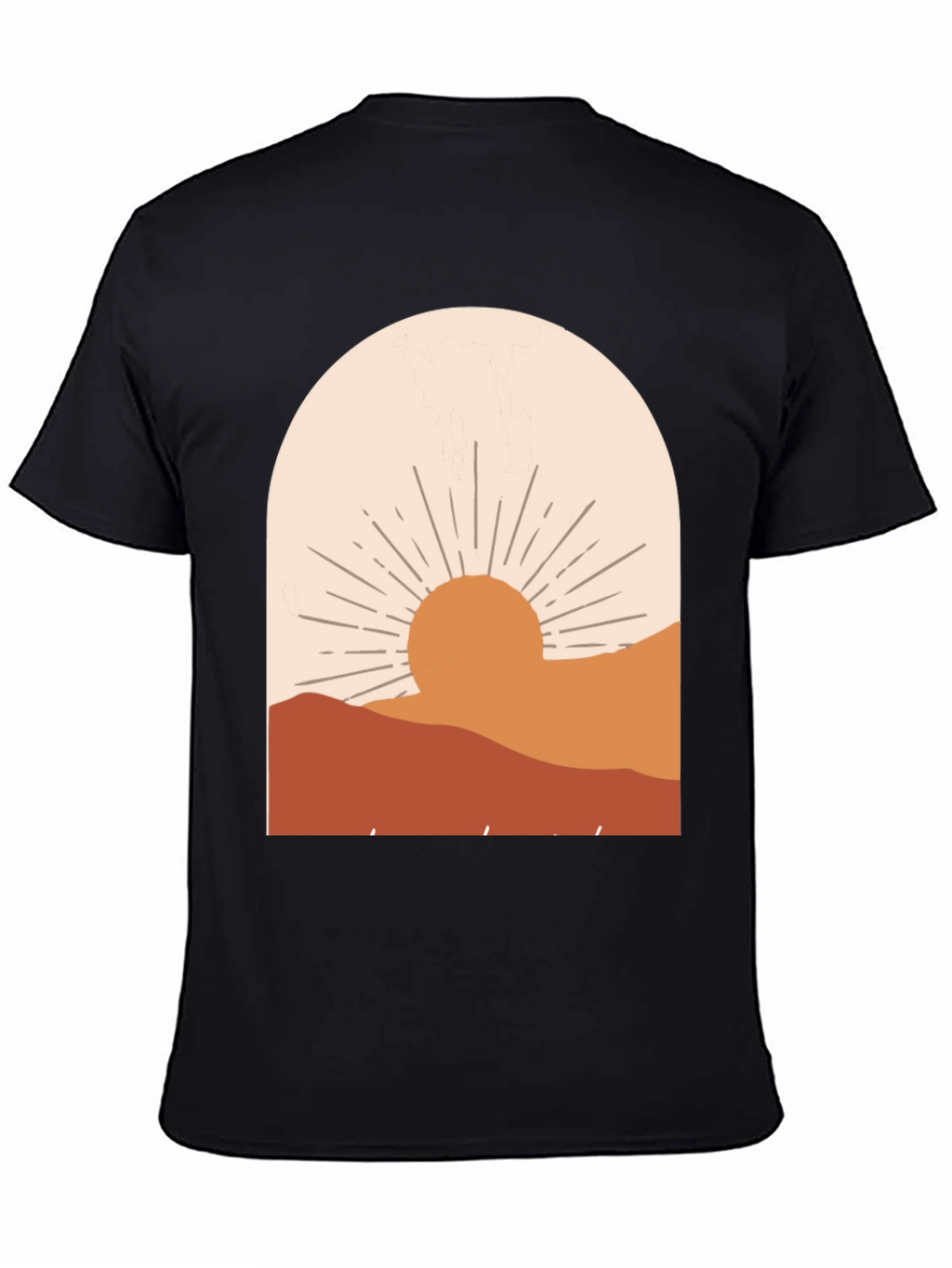 Boho Sunset Graphic Tee - Relaxed Fit
