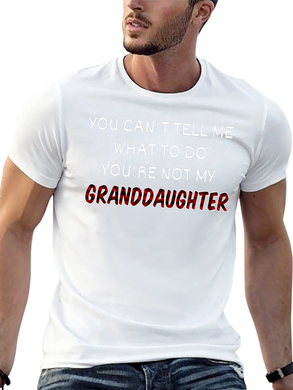 Granddaughter T-Shirt Funny Grandfather Tee