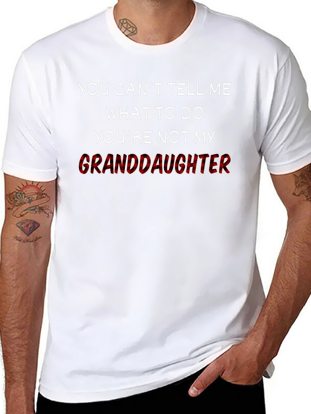 Granddaughter T-Shirt Funny Grandfather Tee