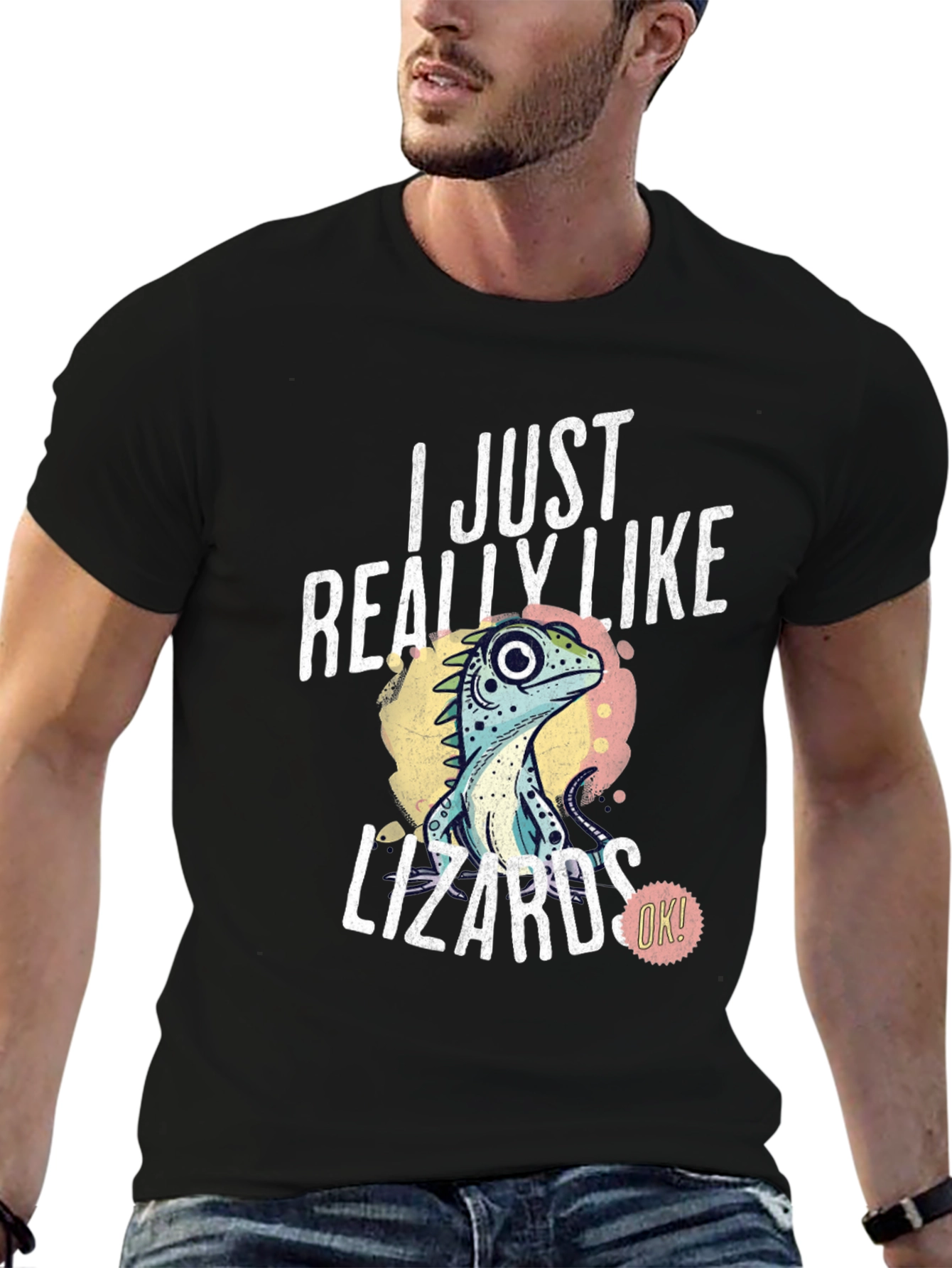 I Just Really Like Lizards T-Shirt - Unique Reptile Lover Tee