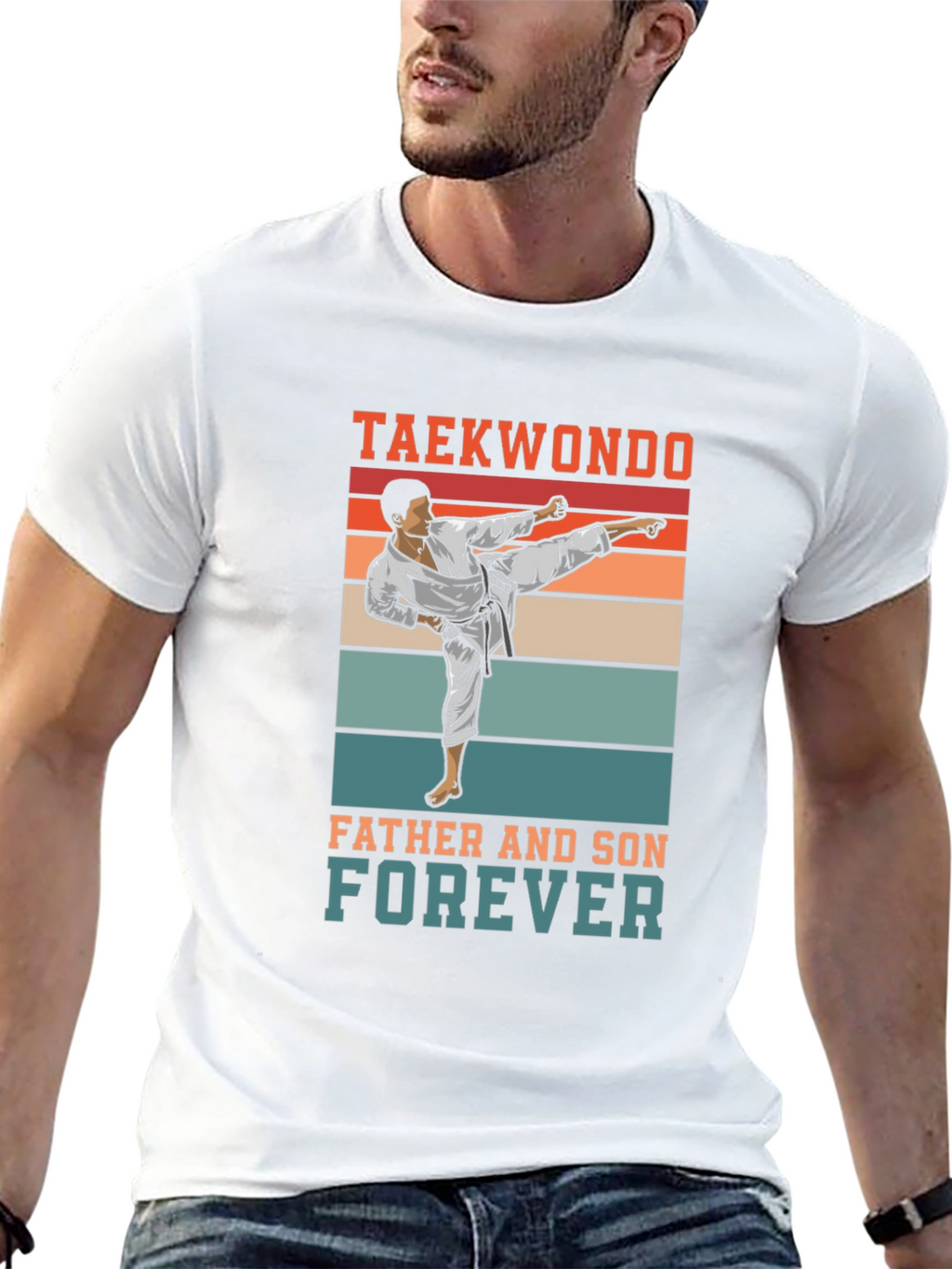 Taekwondo Father and Son Forever T-Shirt