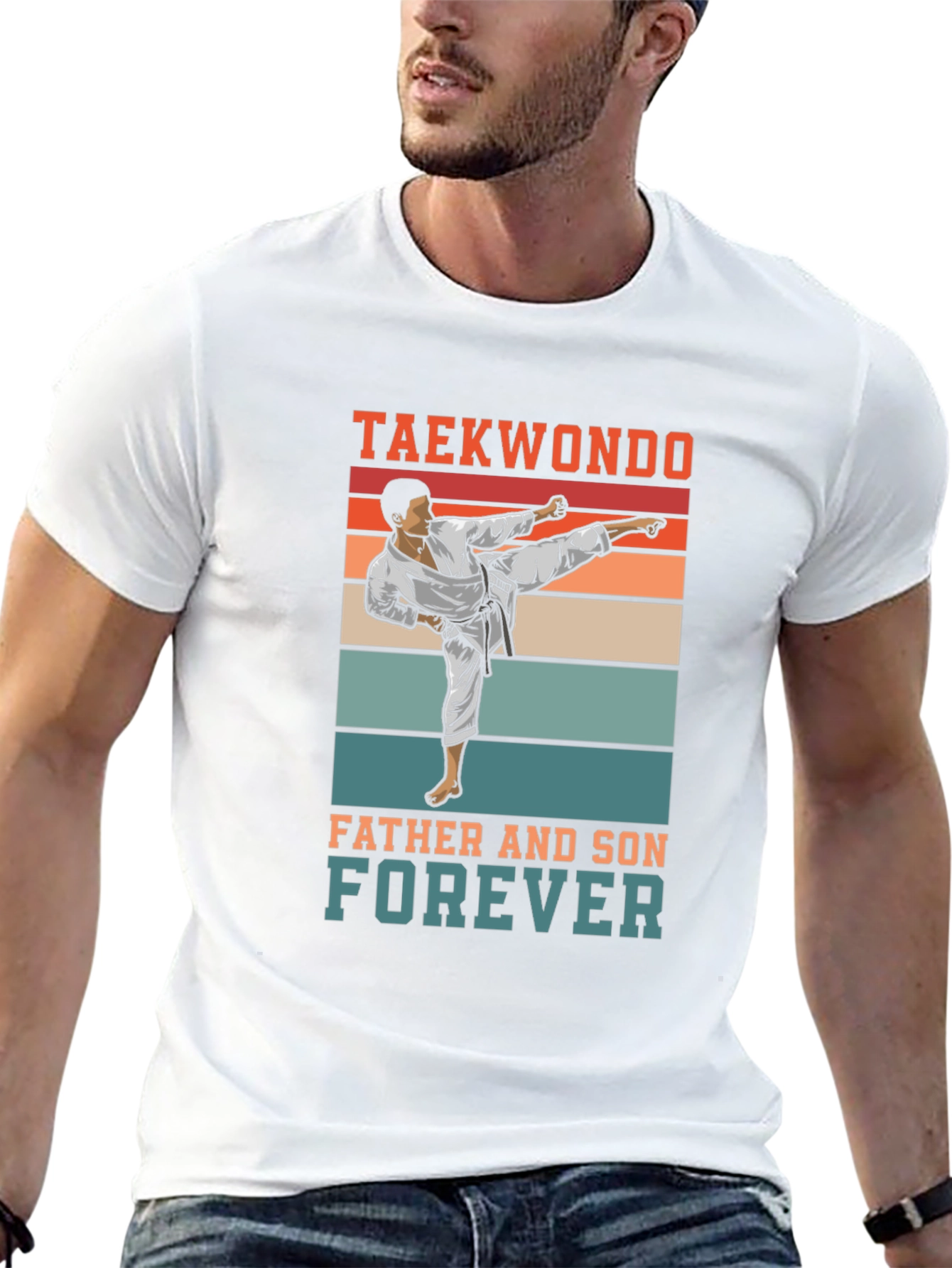 Taekwondo Father and Son Forever T-Shirt