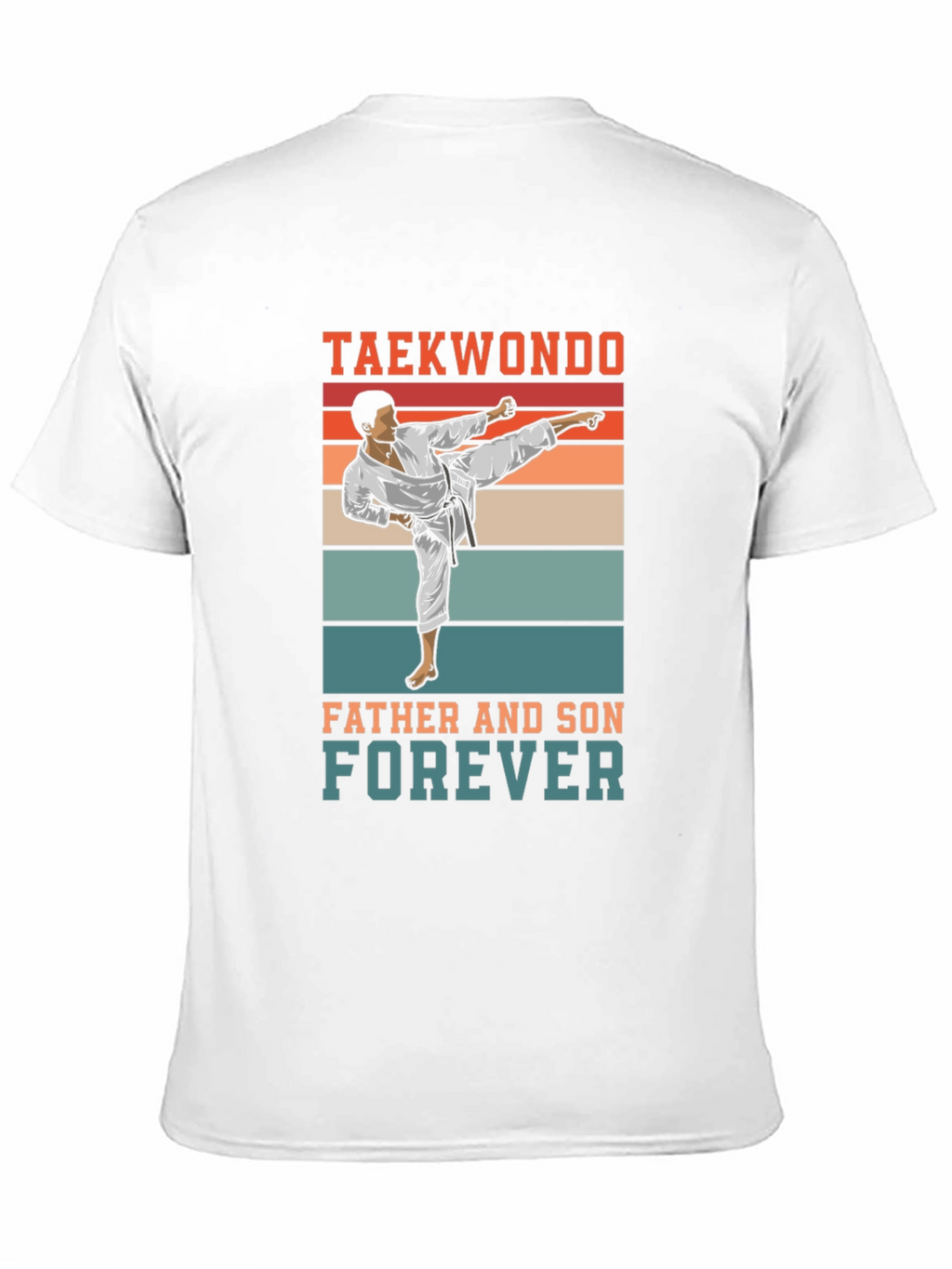 Taekwondo Father and Son Forever T-Shirt