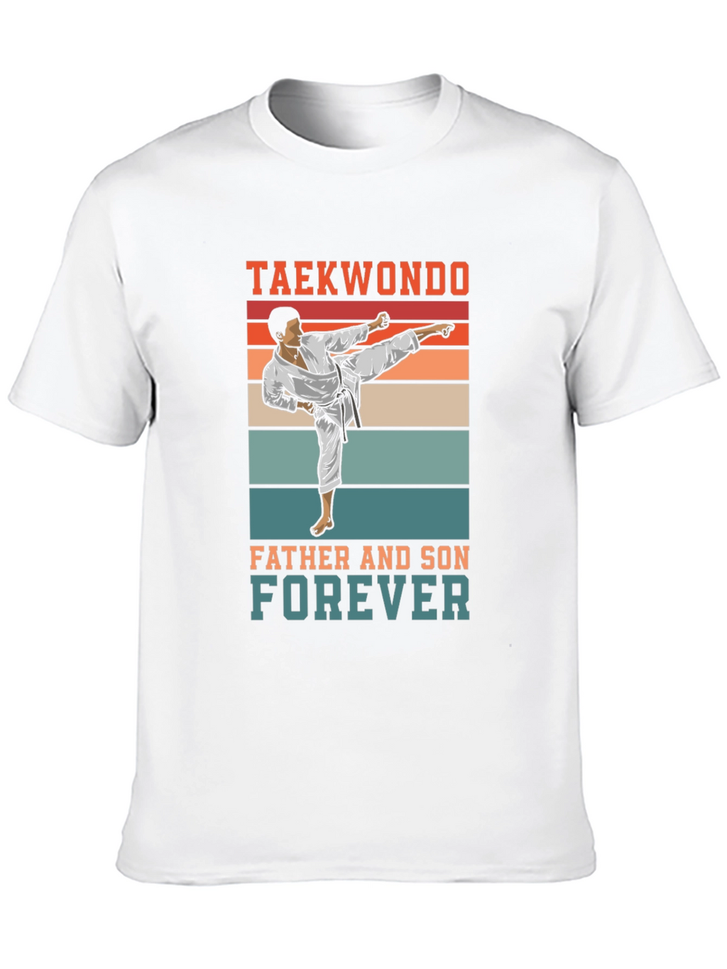 Taekwondo Father and Son Forever T-Shirt