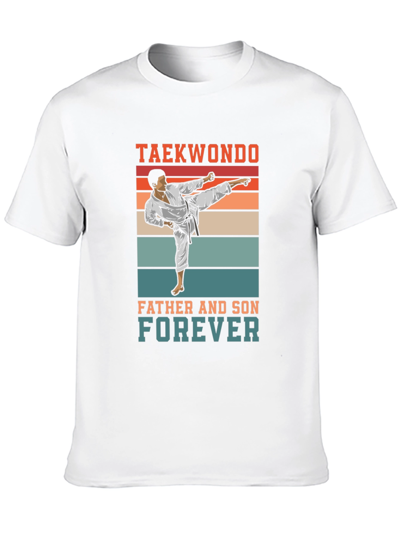 Taekwondo Father and Son Forever T-Shirt