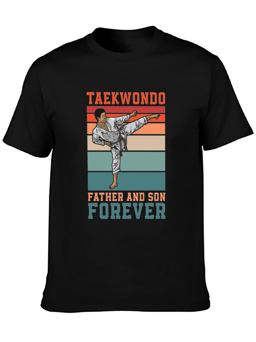 Taekwondo Father and Son Forever T-Shirt