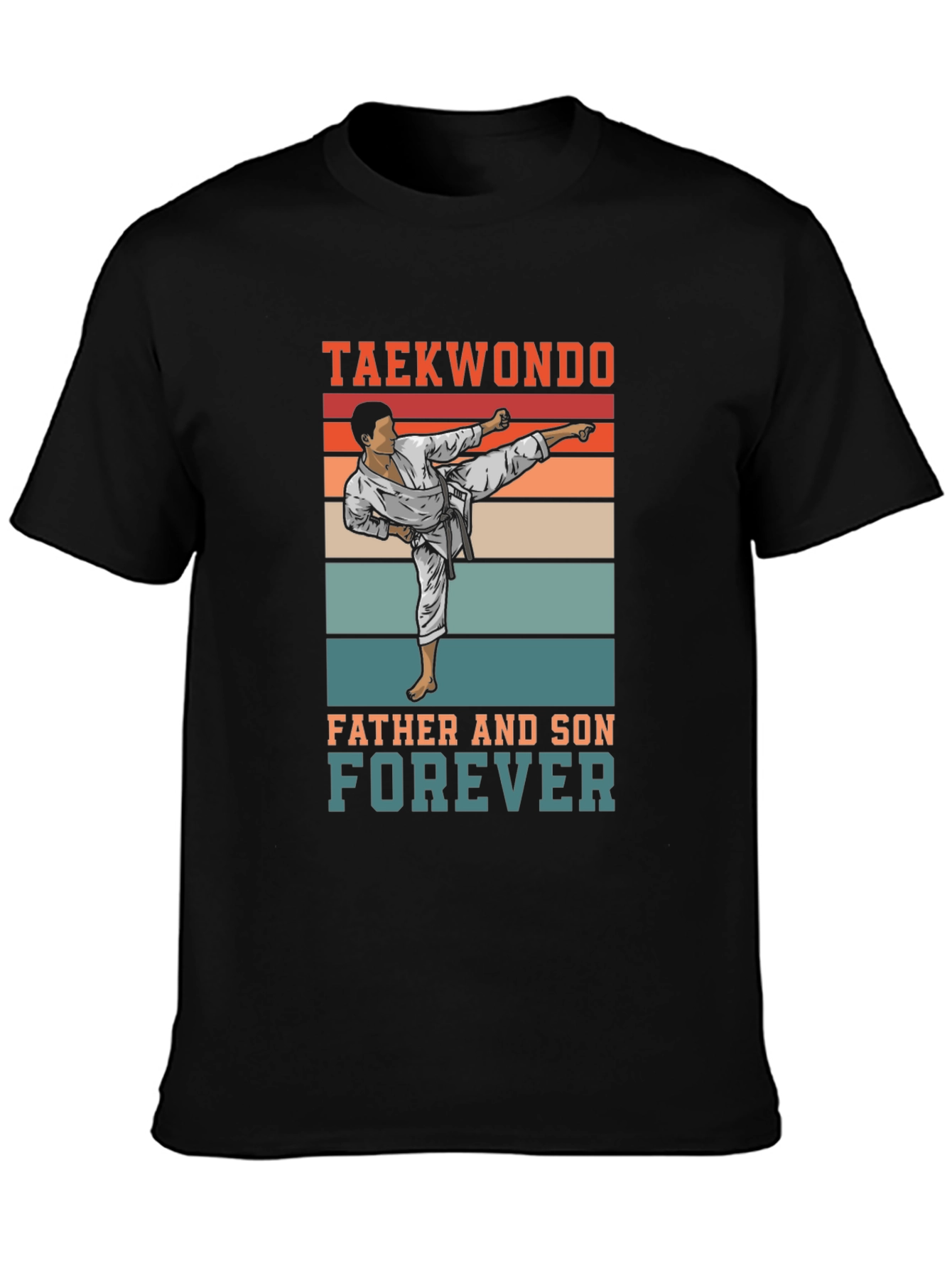 Taekwondo Father and Son Forever T-Shirt