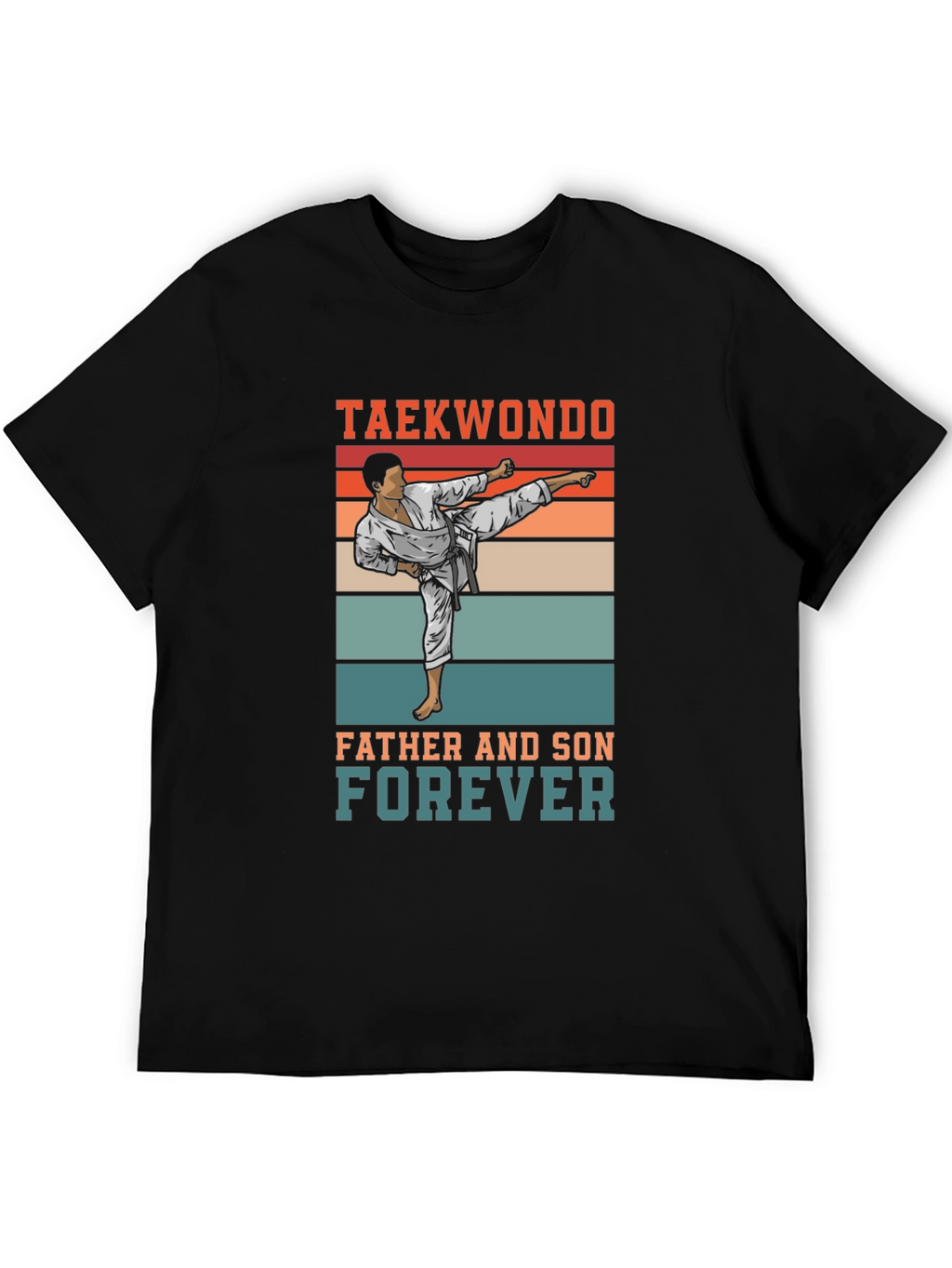Taekwondo Father and Son Forever T-Shirt