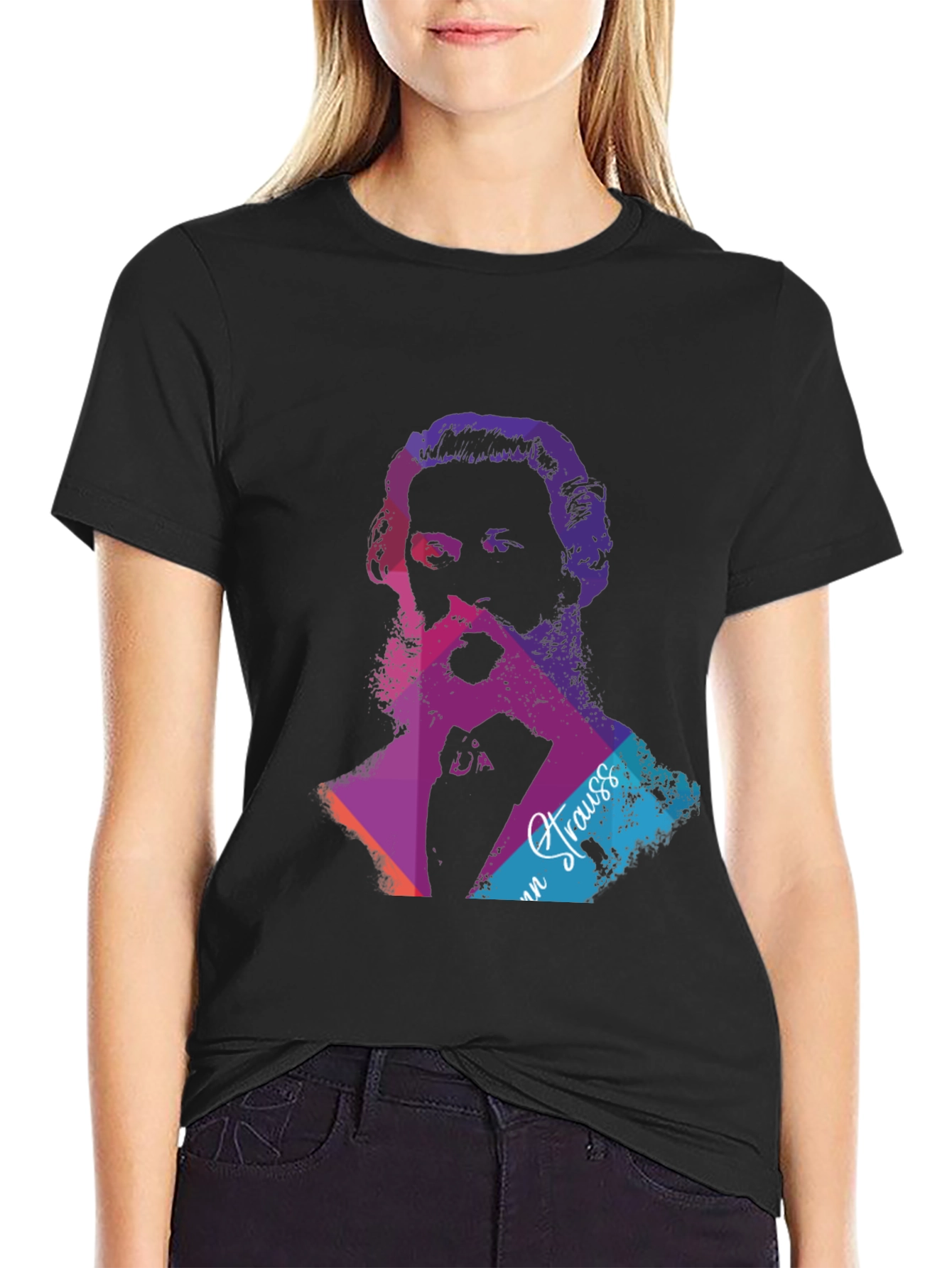 Johann Strauss Portrait T-Shirt - Graphic Tee