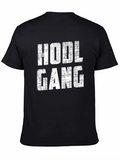 HODL Gang Graphic T-Shirt - Crypto Investment Apparel
