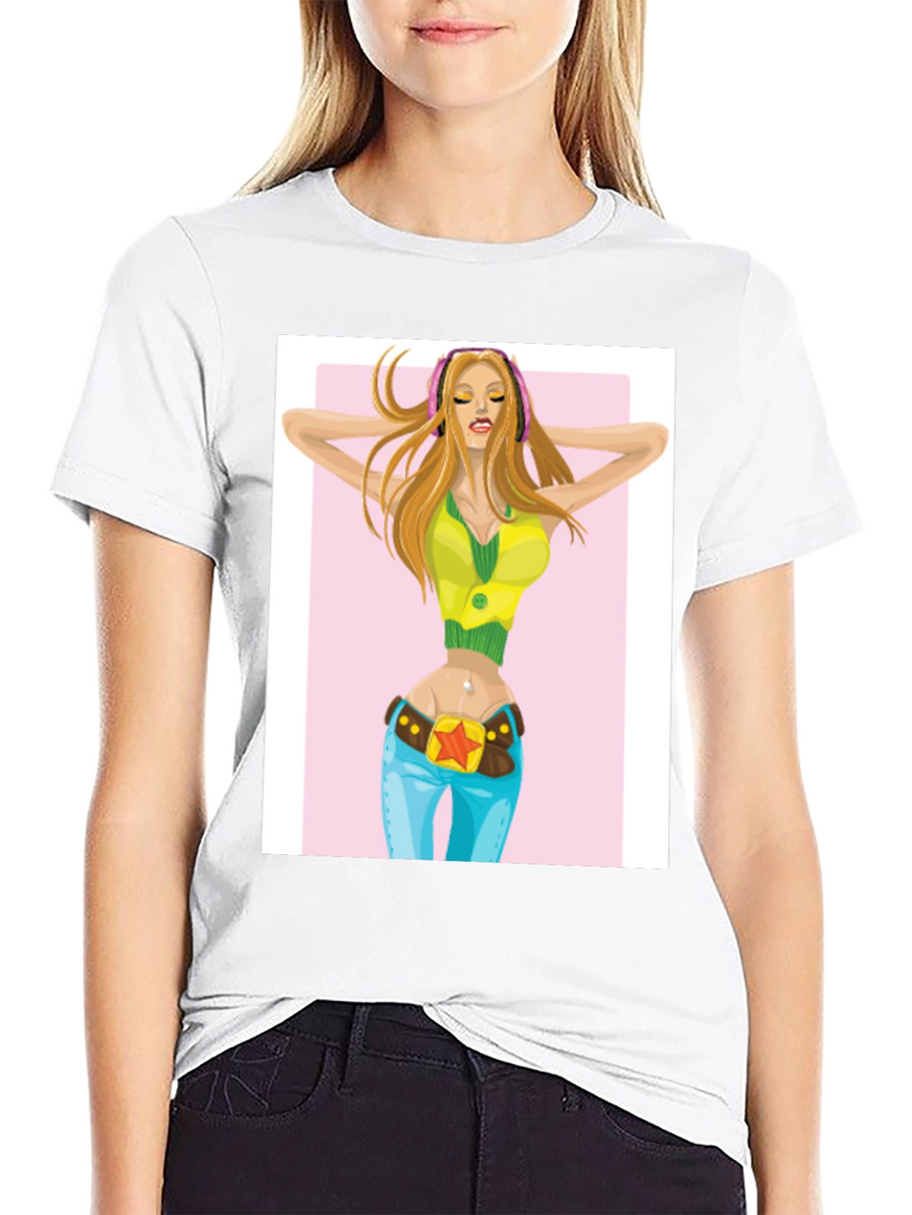 Cartoon Girl T-Shirt