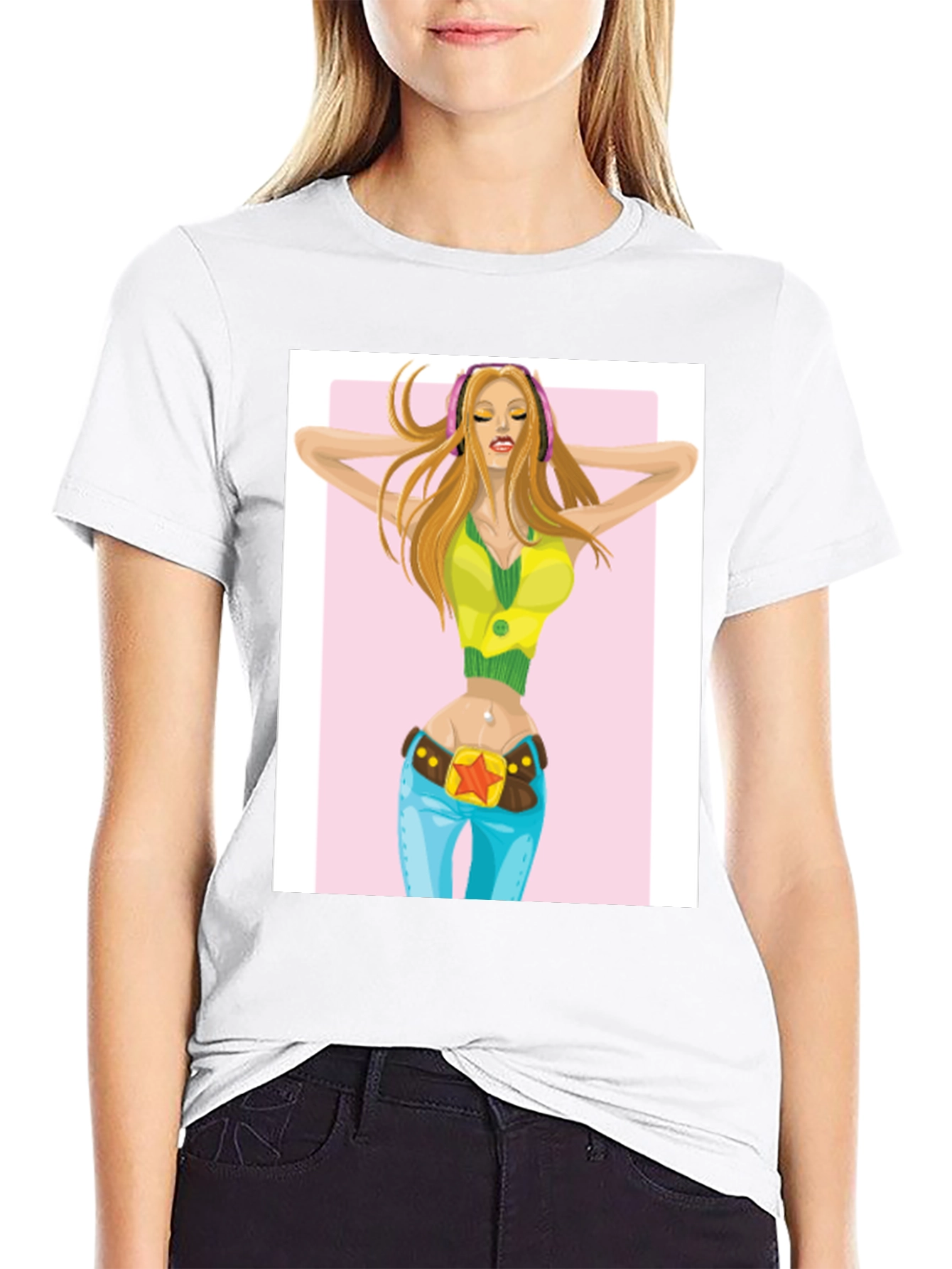Cartoon Girl T-Shirt
