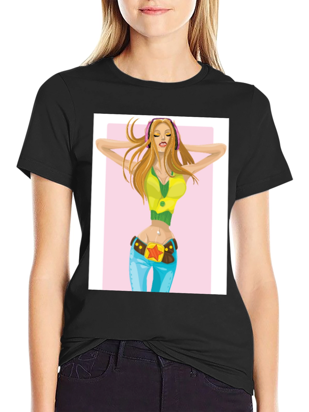 Cartoon Girl T-Shirt