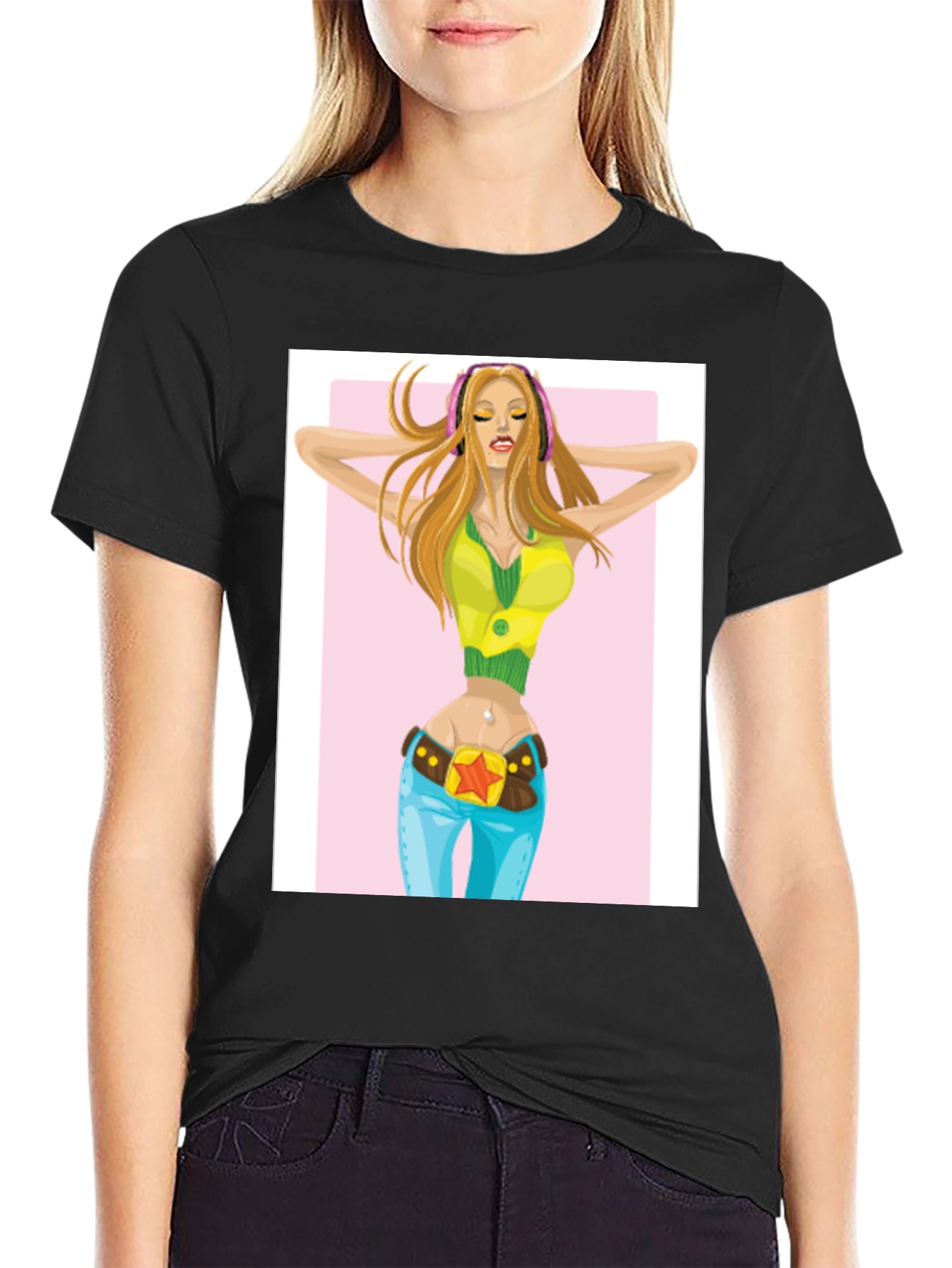 Cartoon Girl T-Shirt