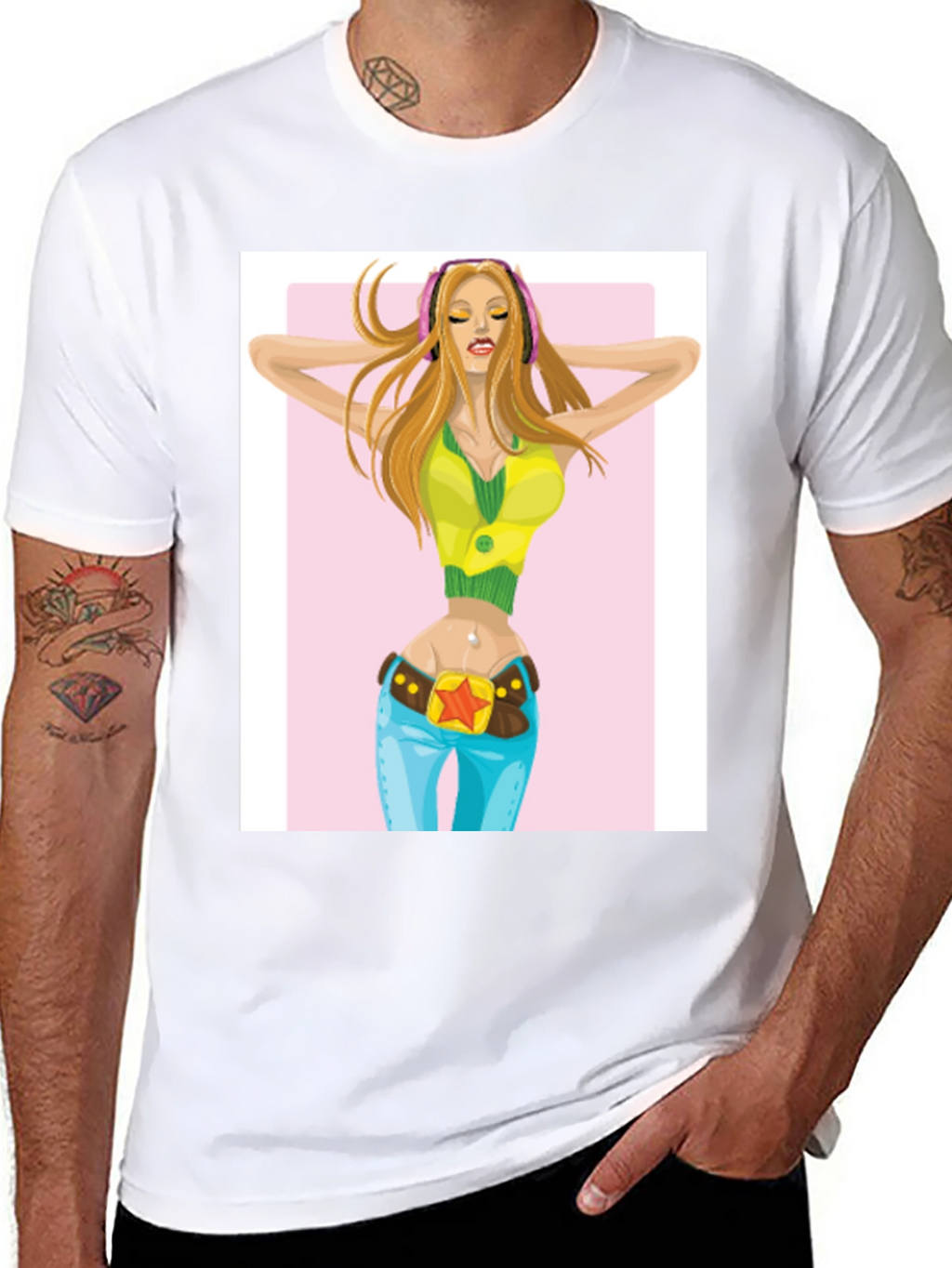 Cartoon Girl T-Shirt