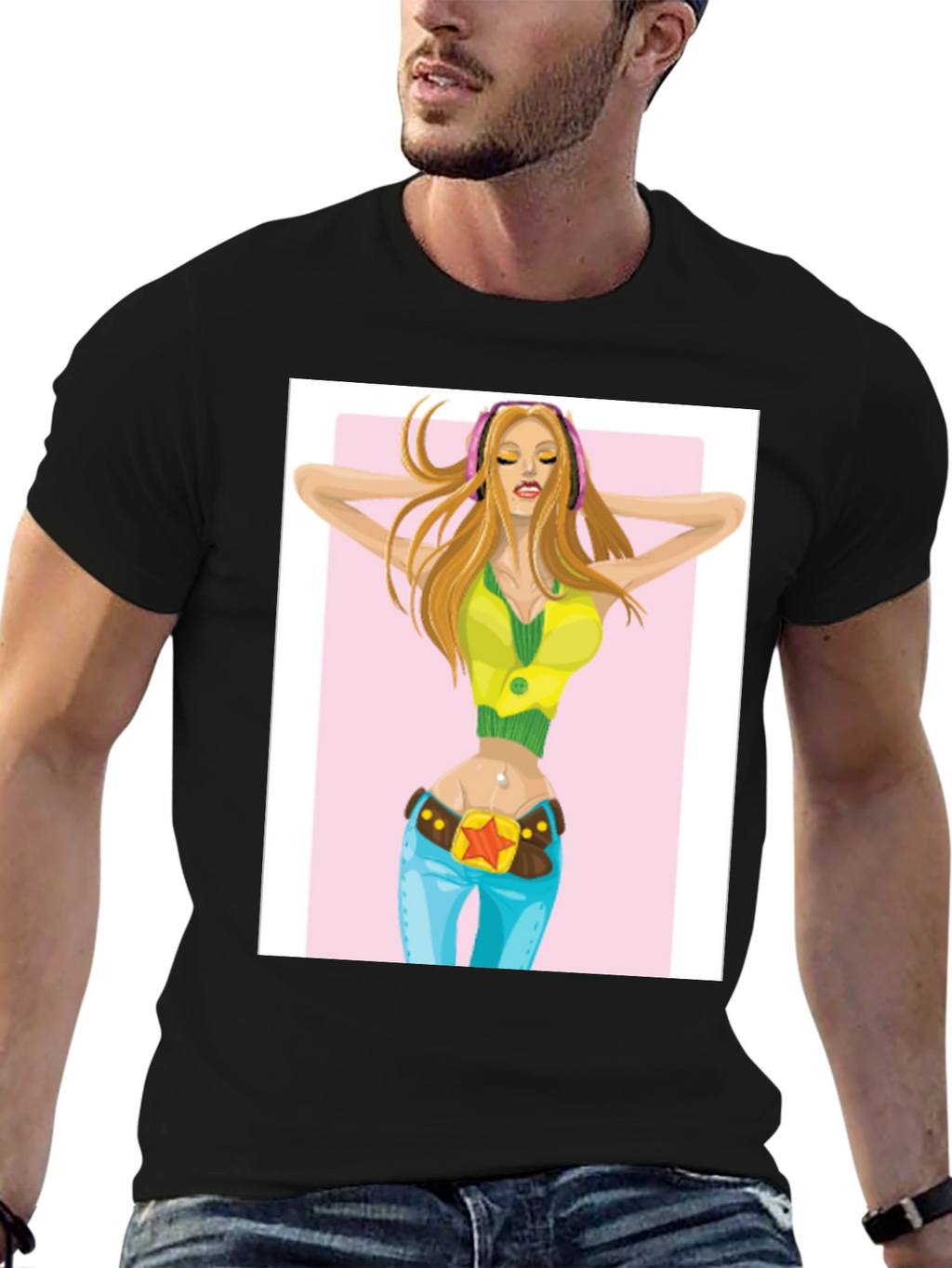Cartoon Girl T-Shirt