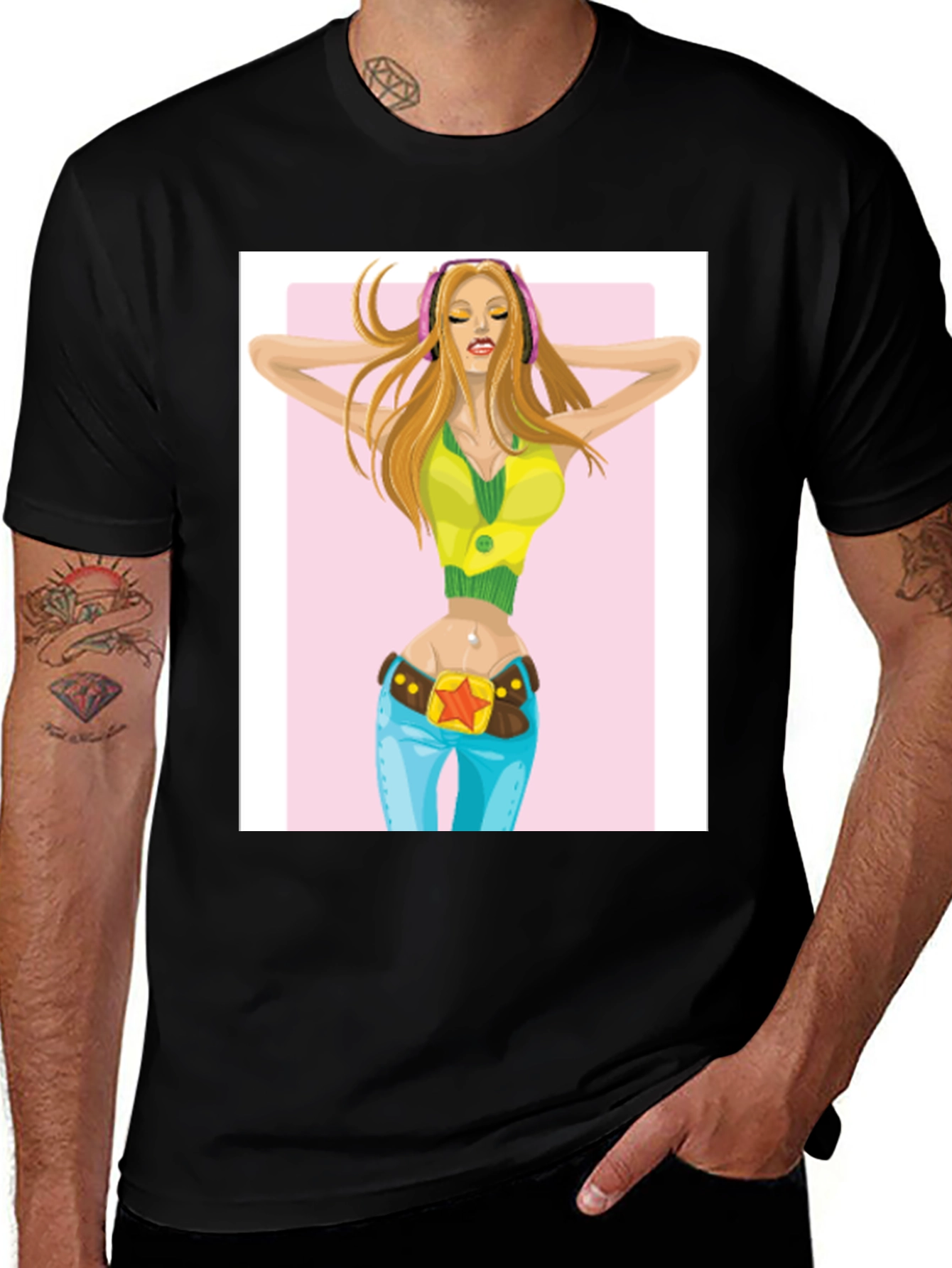 Cartoon Girl T-Shirt