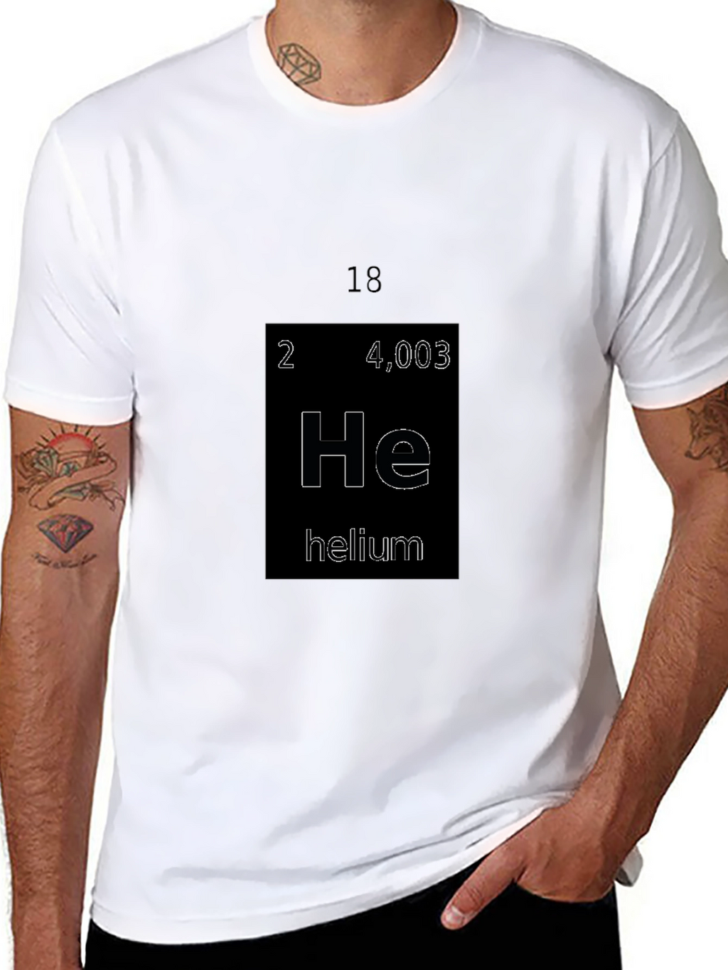 Helium Element T-Shirt - Science Chemistry Tee