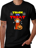 Halloween Trick or Treat Graphic T-Shirt