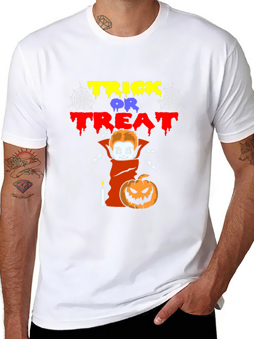 Halloween Trick or Treat Graphic T-Shirt