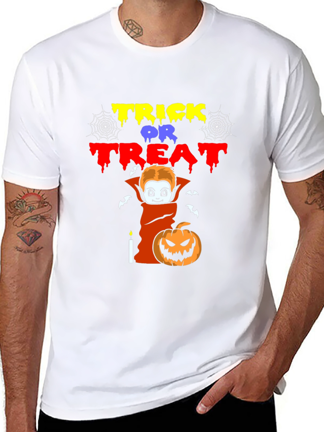 Halloween Trick or Treat Graphic T-Shirt