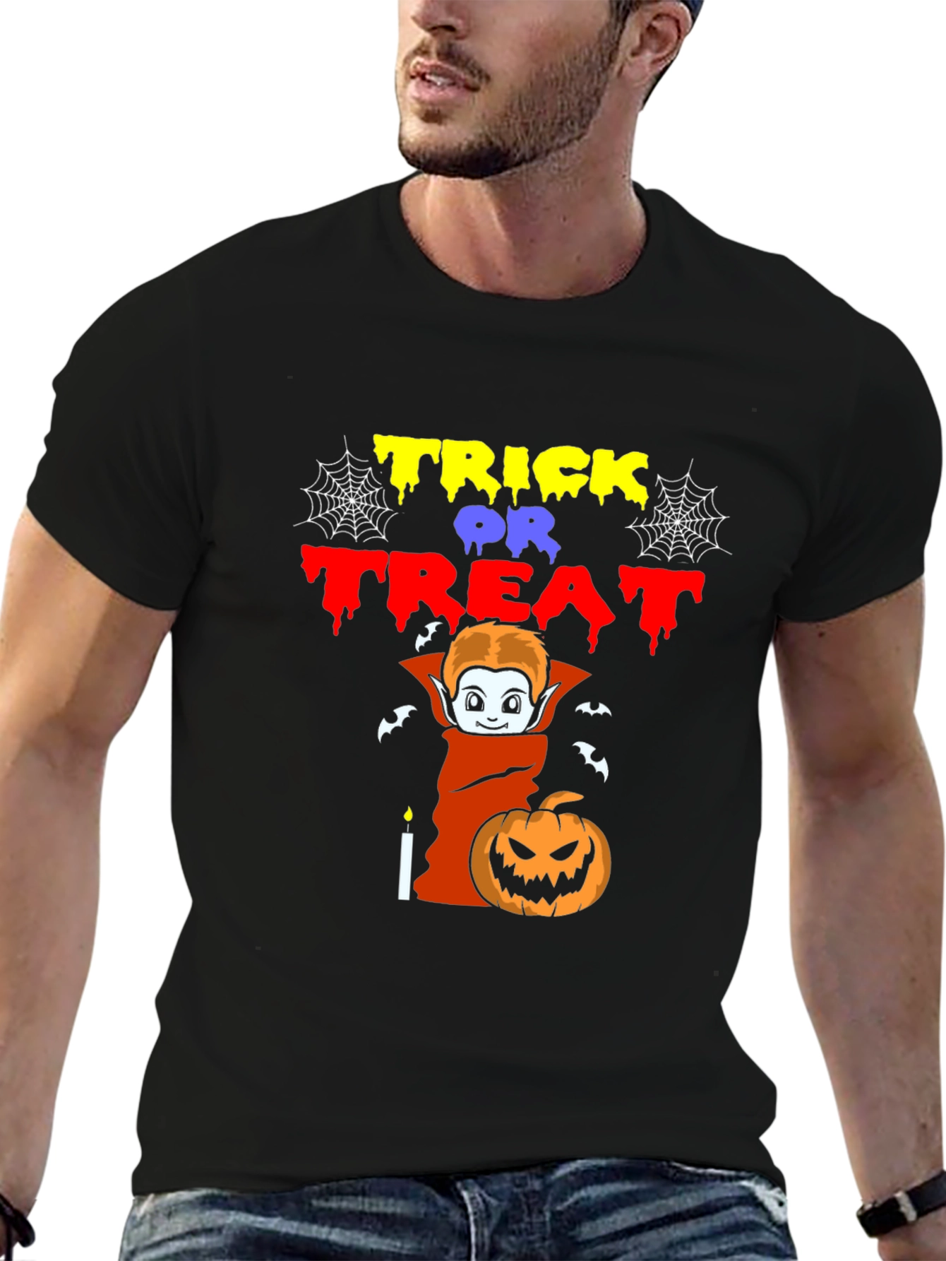 Halloween Trick or Treat Graphic T-Shirt
