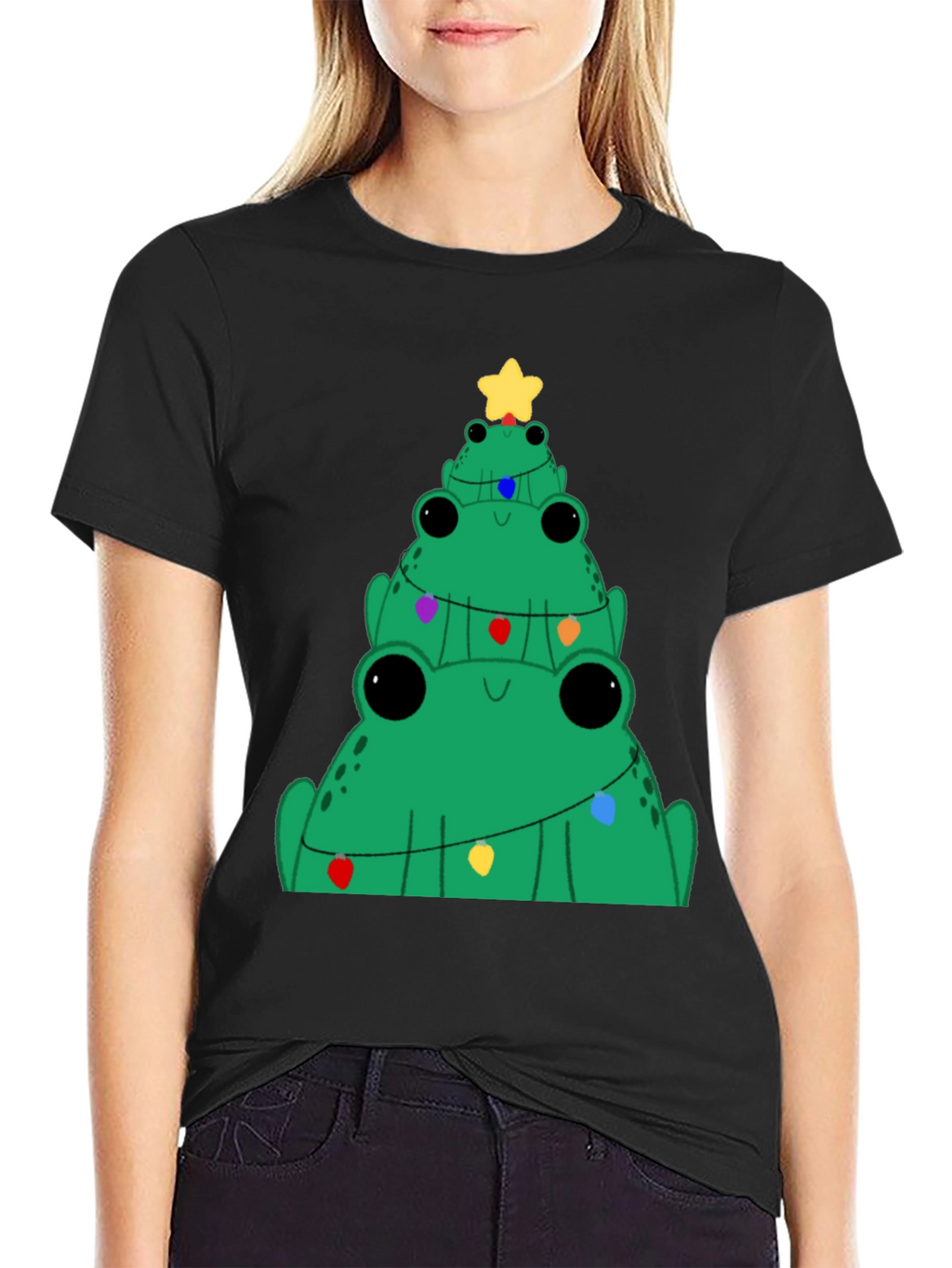 Frog Christmas Tree T-Shirt
