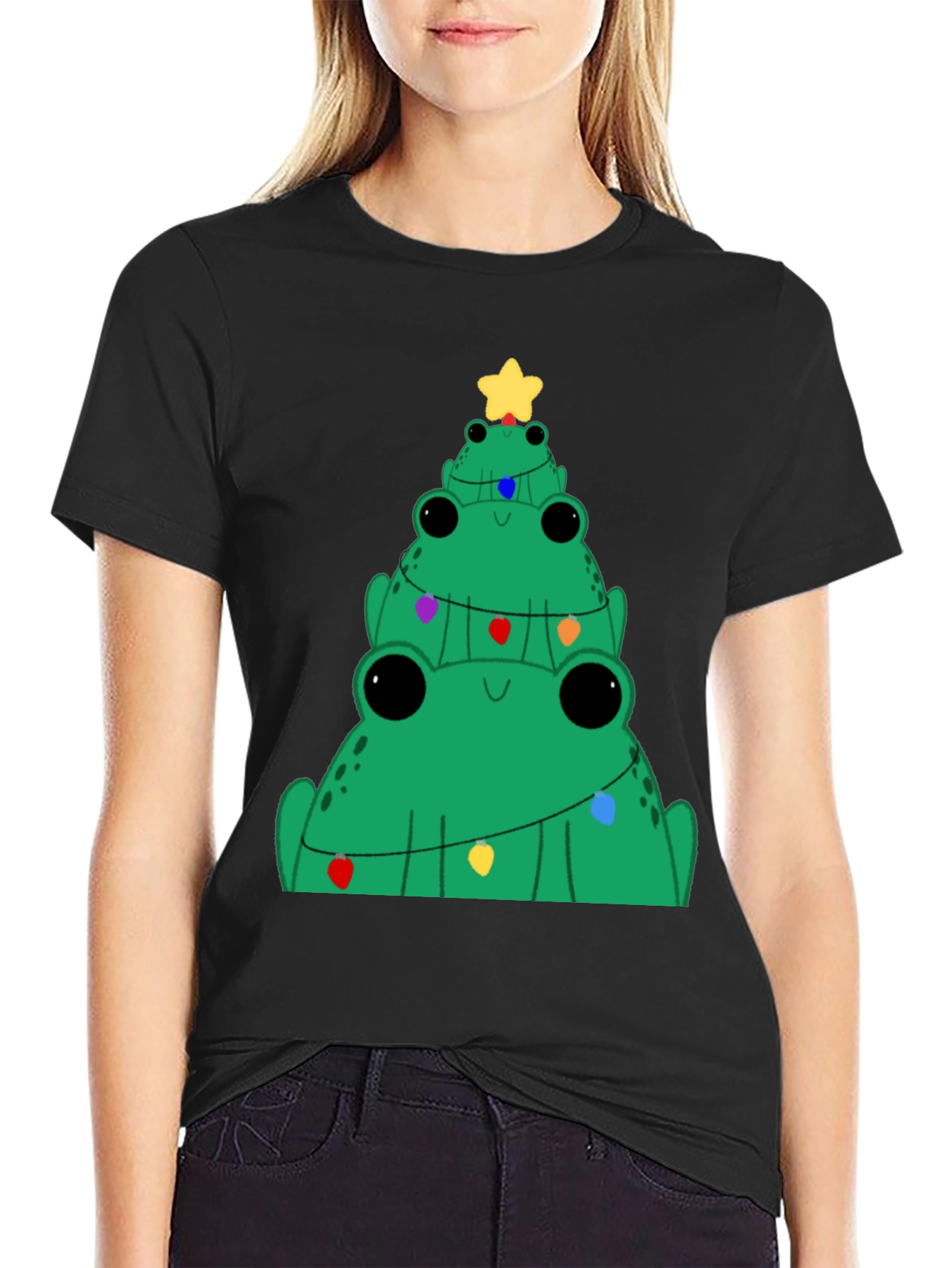 Frog Christmas Tree T-Shirt