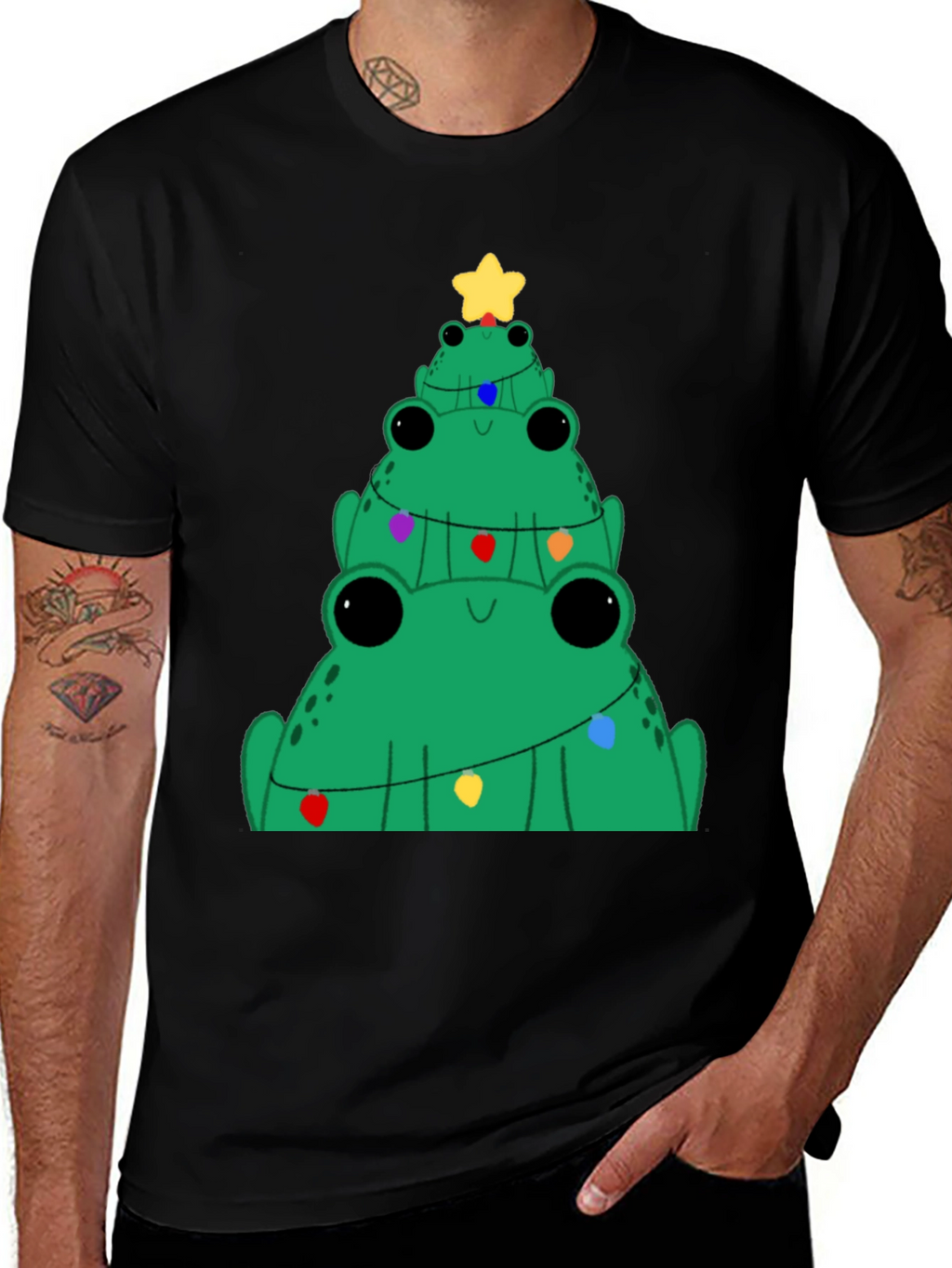 Frog Christmas Tree T-Shirt