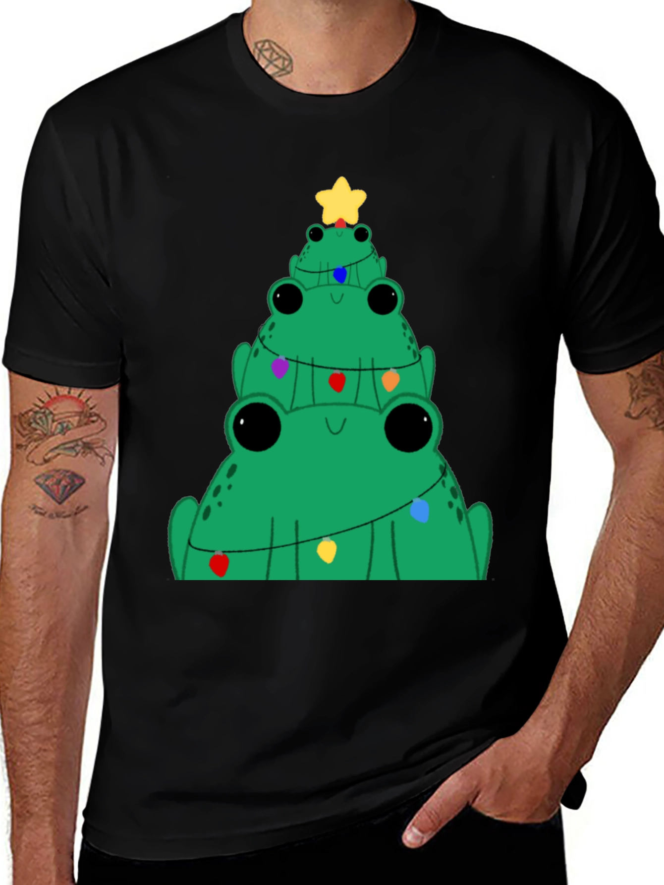Frog Christmas Tree T-Shirt