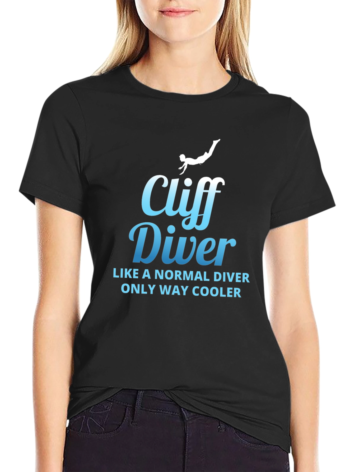 Cliff Diver T-Shirt - Cool & Unique Gift Idea