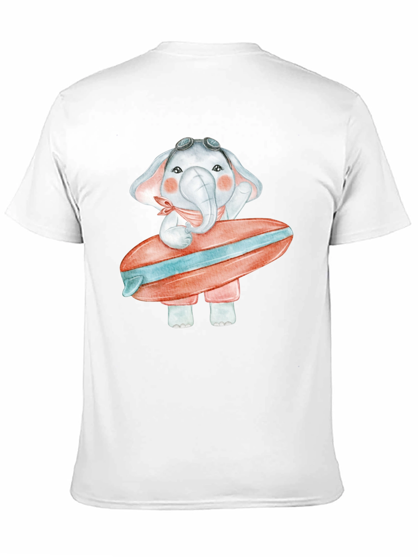 Elephant Surfer Graphic Tee