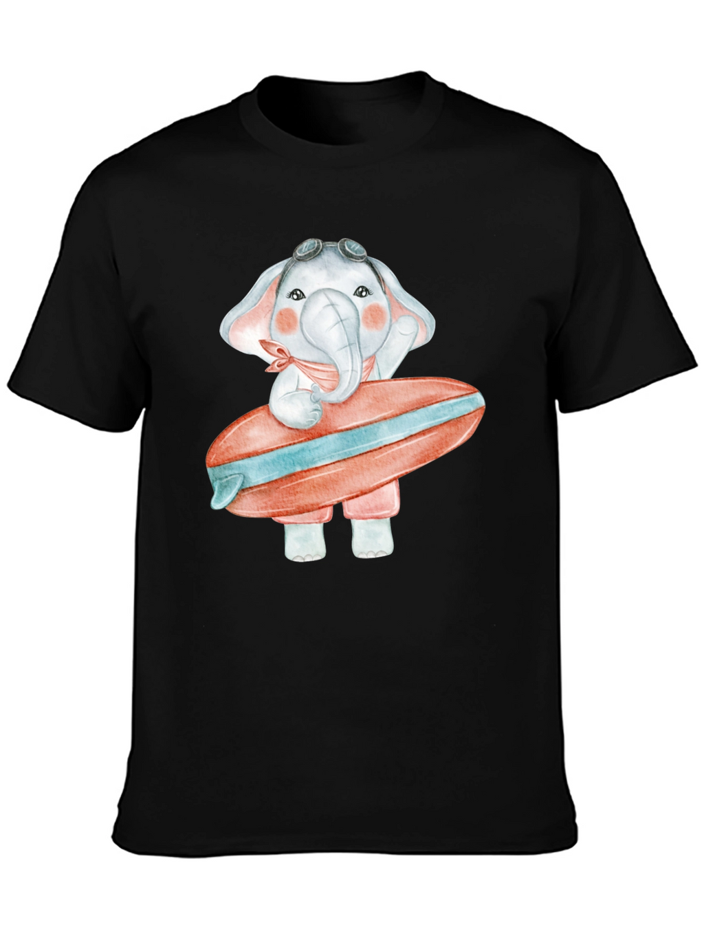 Elephant Surfer Graphic Tee