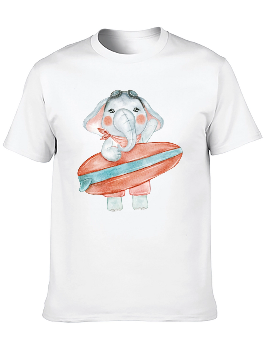 Elephant Surfer Graphic Tee