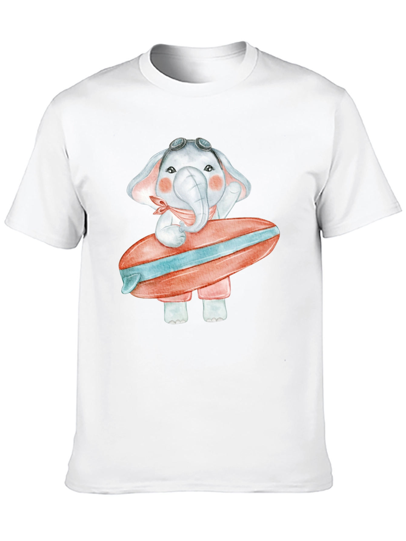 Elephant Surfer Graphic Tee