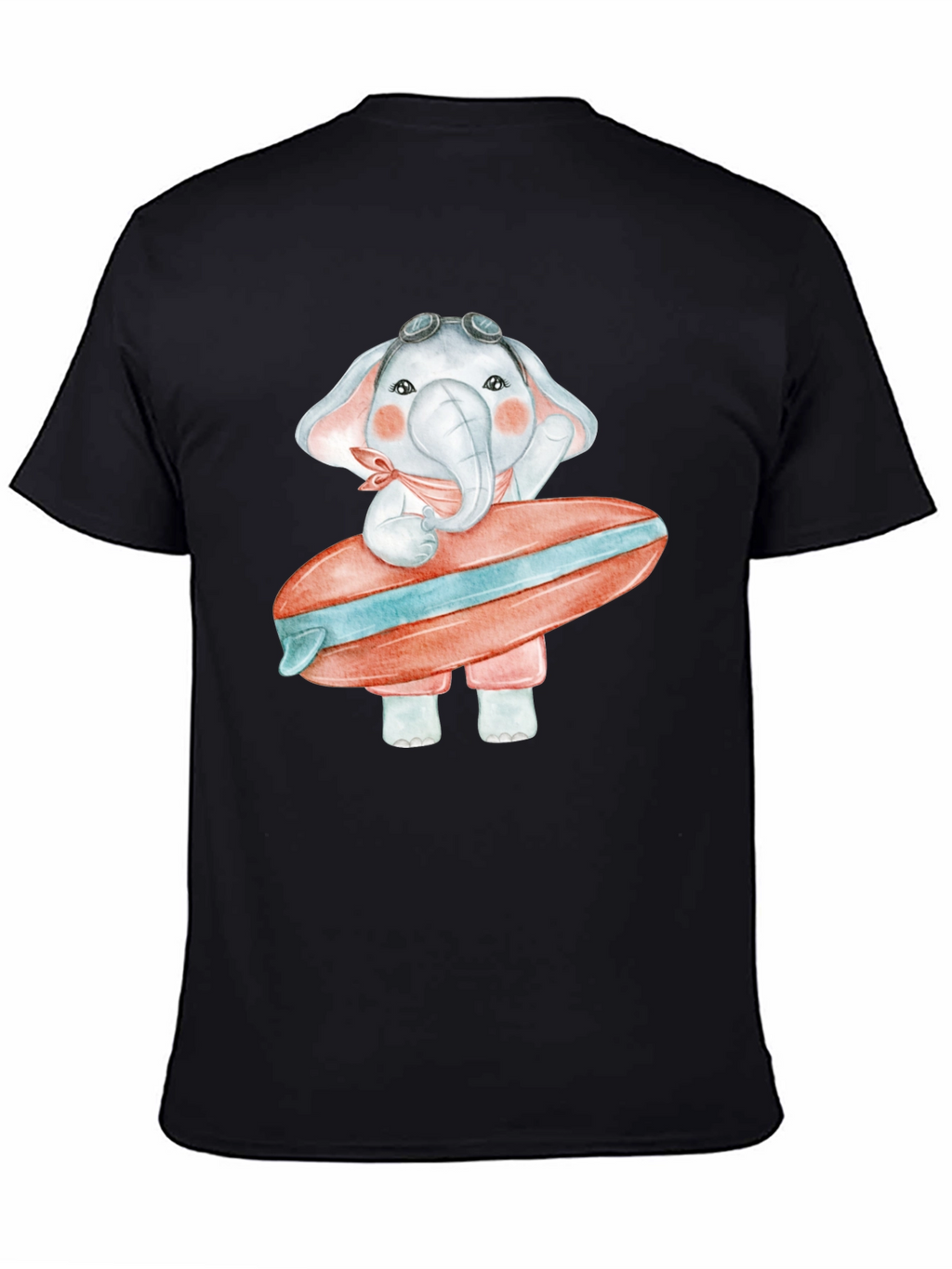 Elephant Surfer Graphic Tee