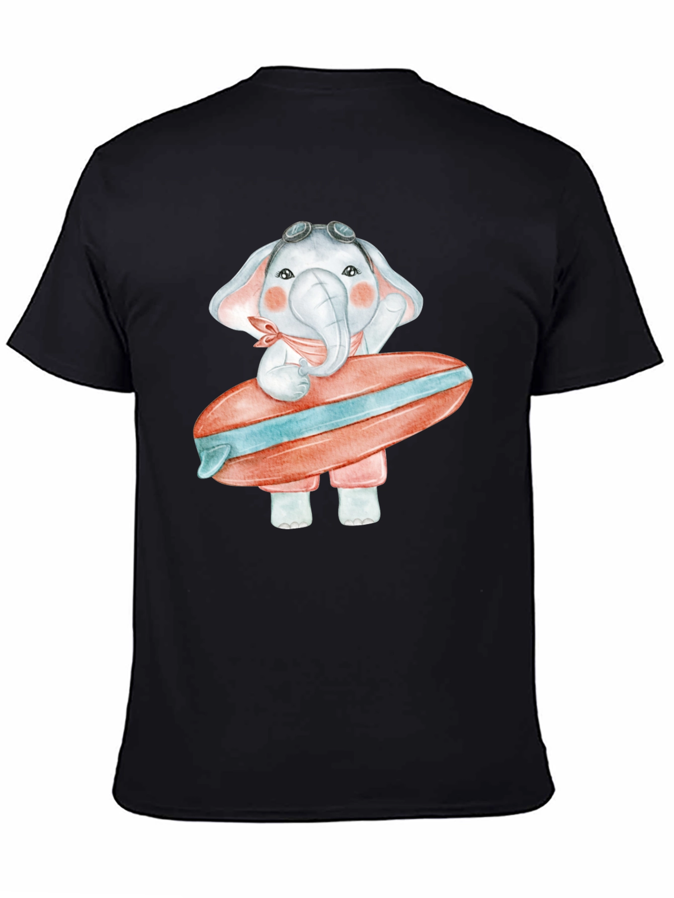 Elephant Surfer Graphic Tee