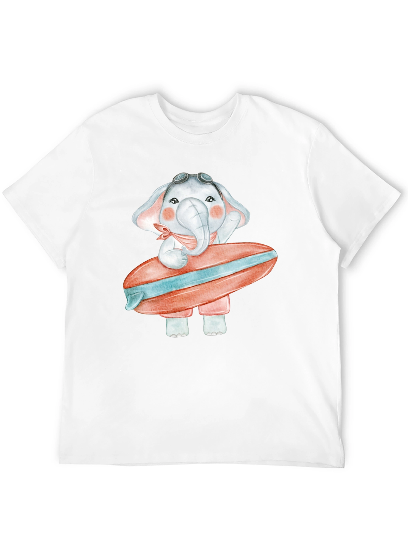Elephant Surfer Graphic Tee