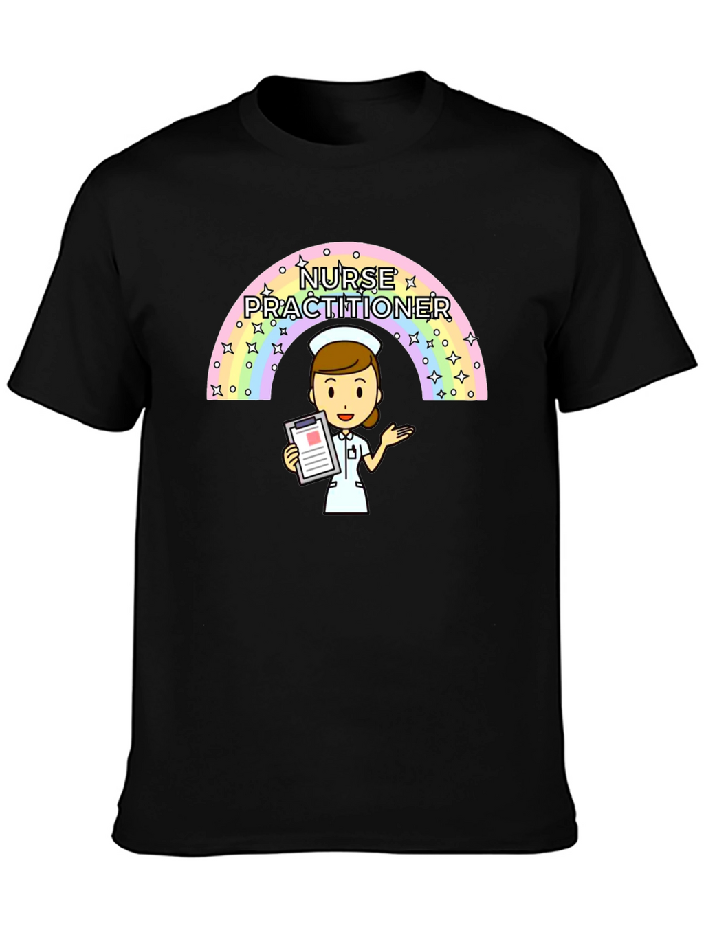 Nurse Practitioner Rainbow T-Shirt
