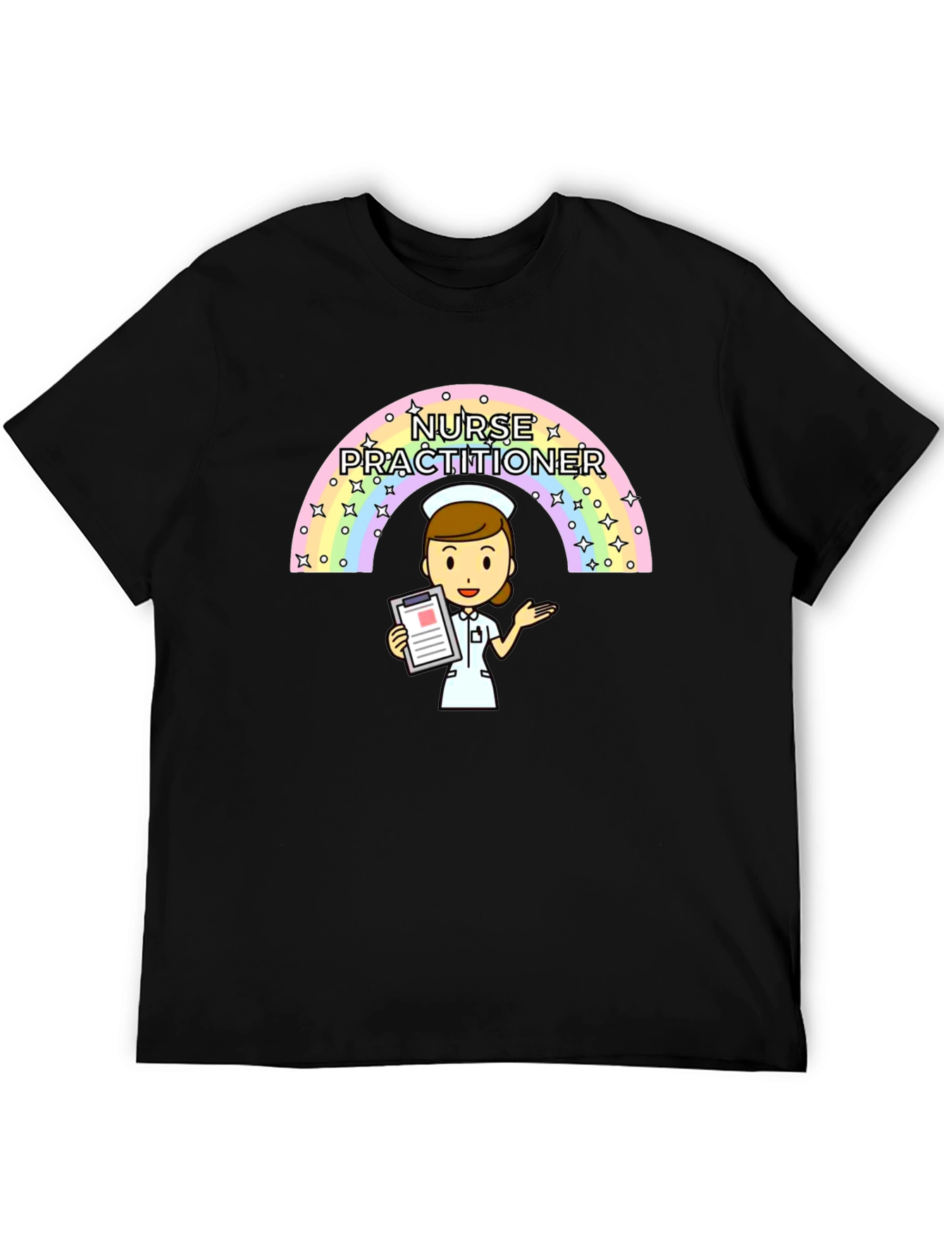 Nurse Practitioner Rainbow T-Shirt