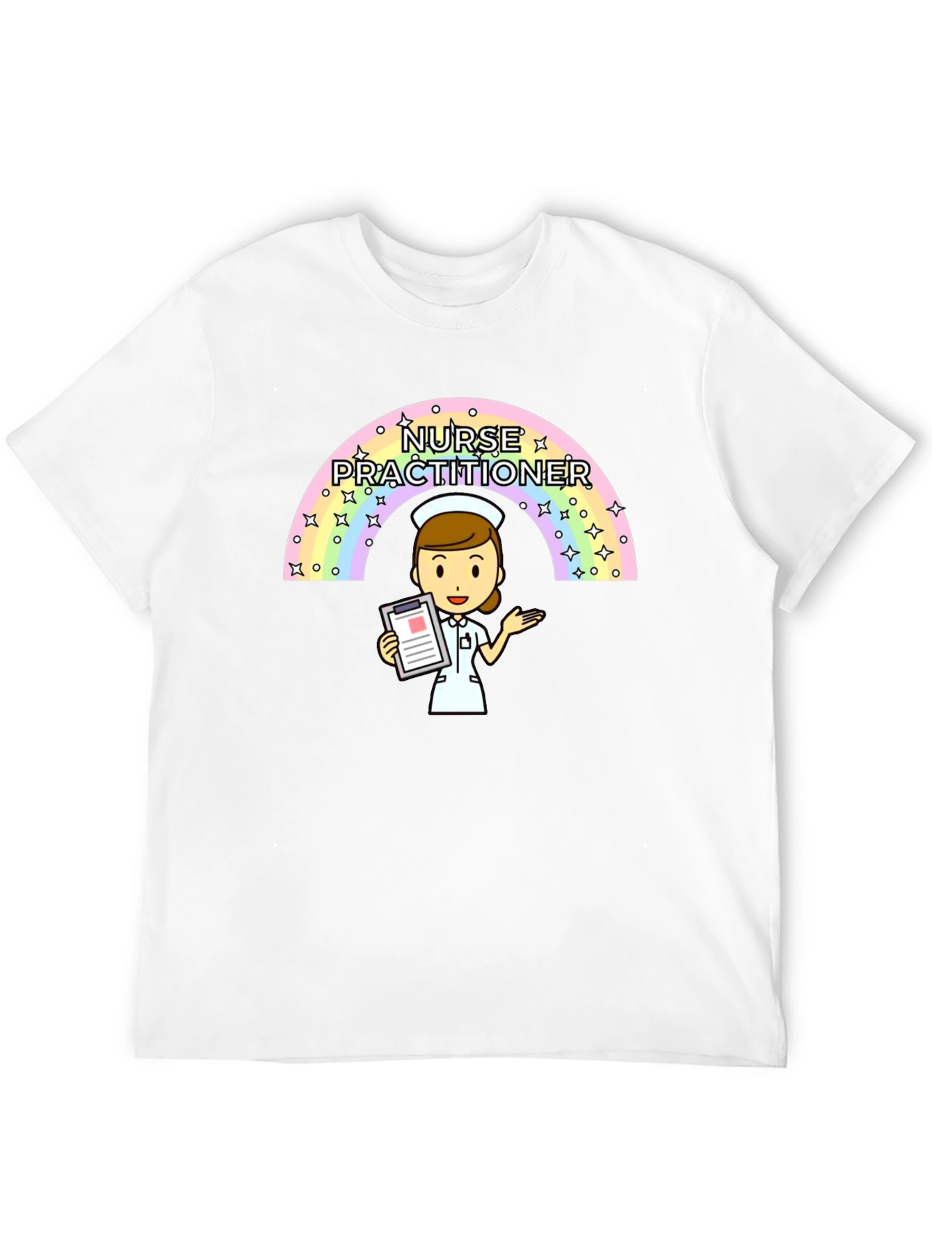 Nurse Practitioner Rainbow T-Shirt