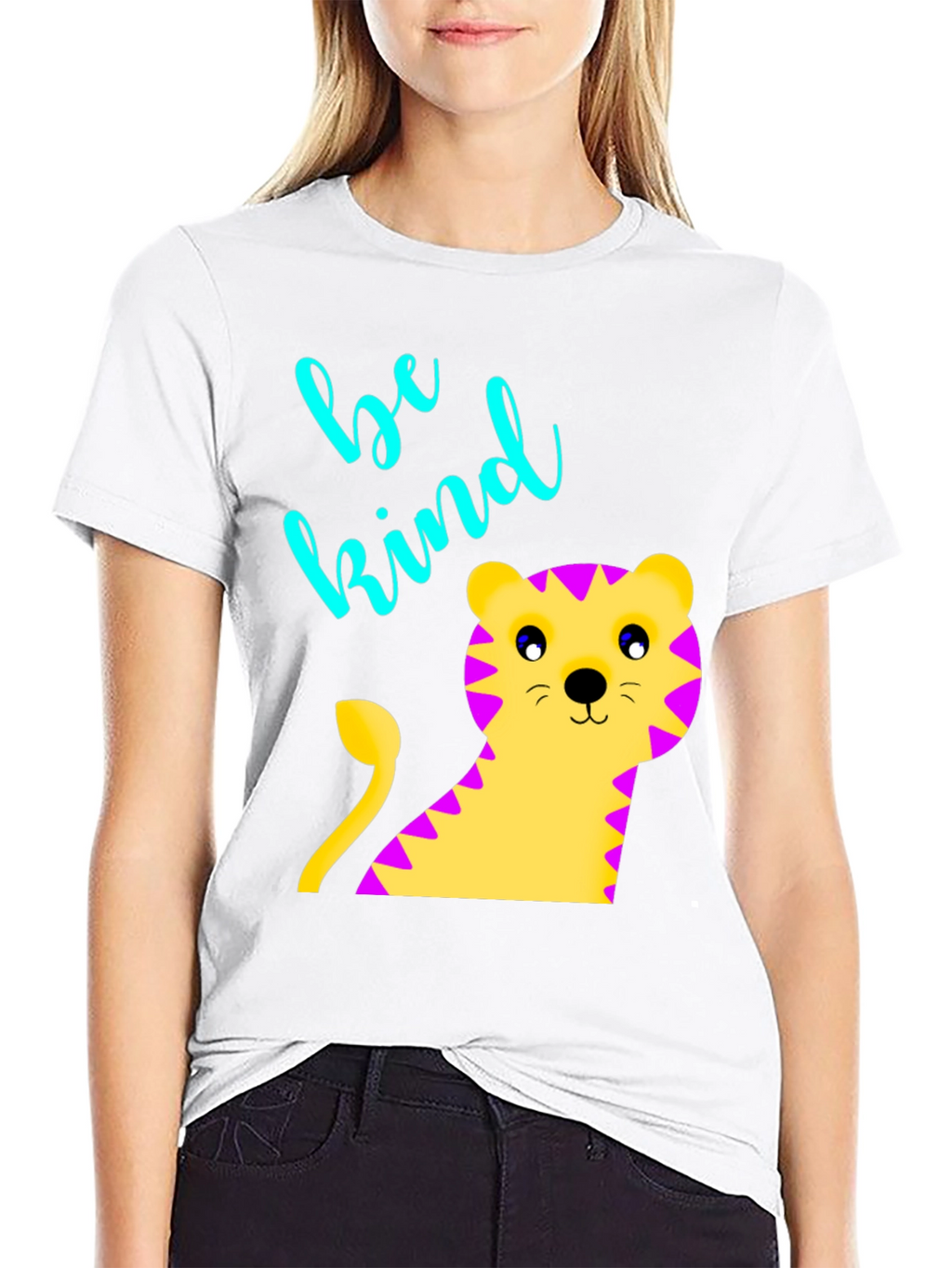 Be Kind Tiger Graphic Tee - Unisex