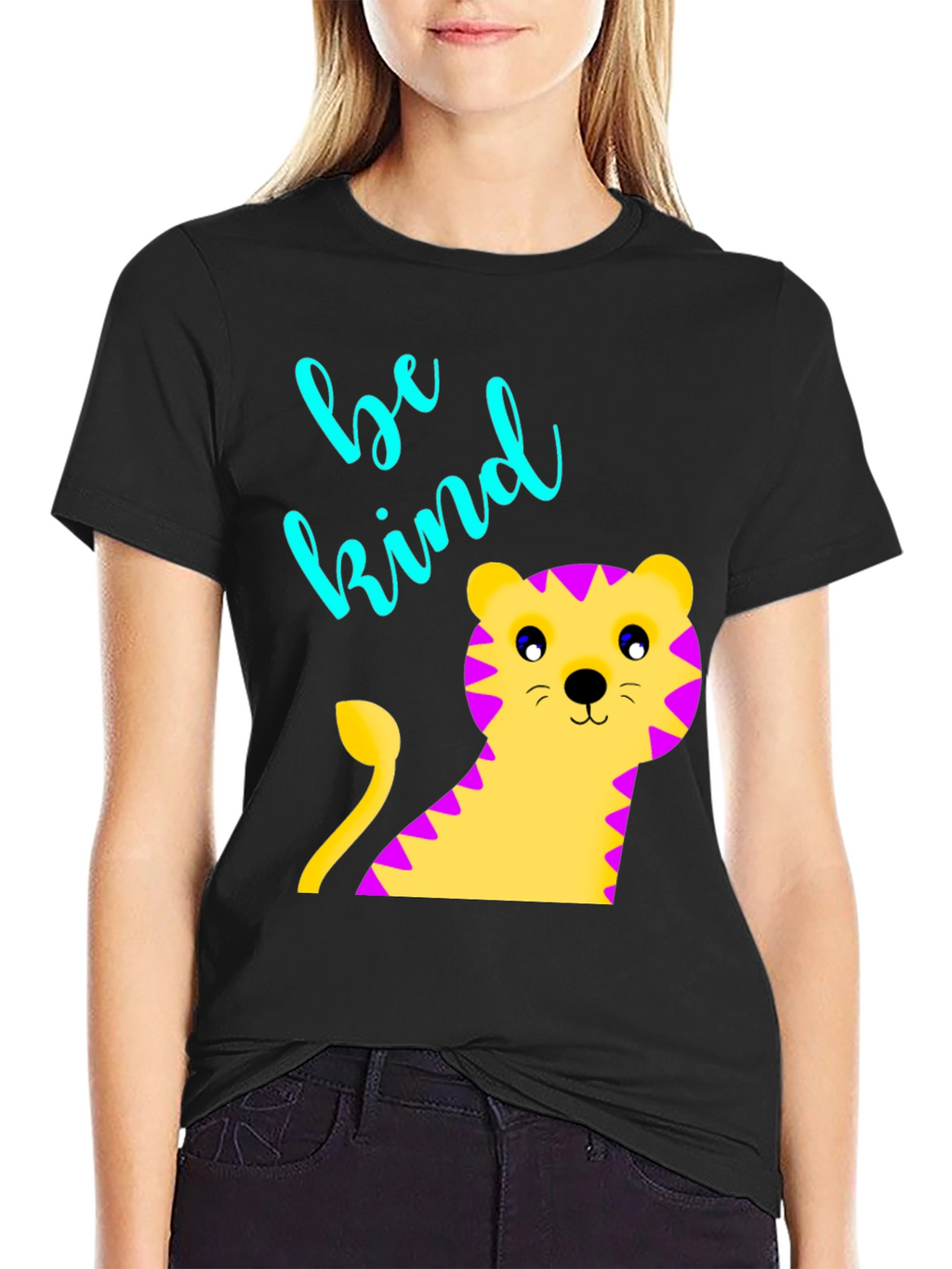 Be Kind Tiger Graphic Tee - Unisex